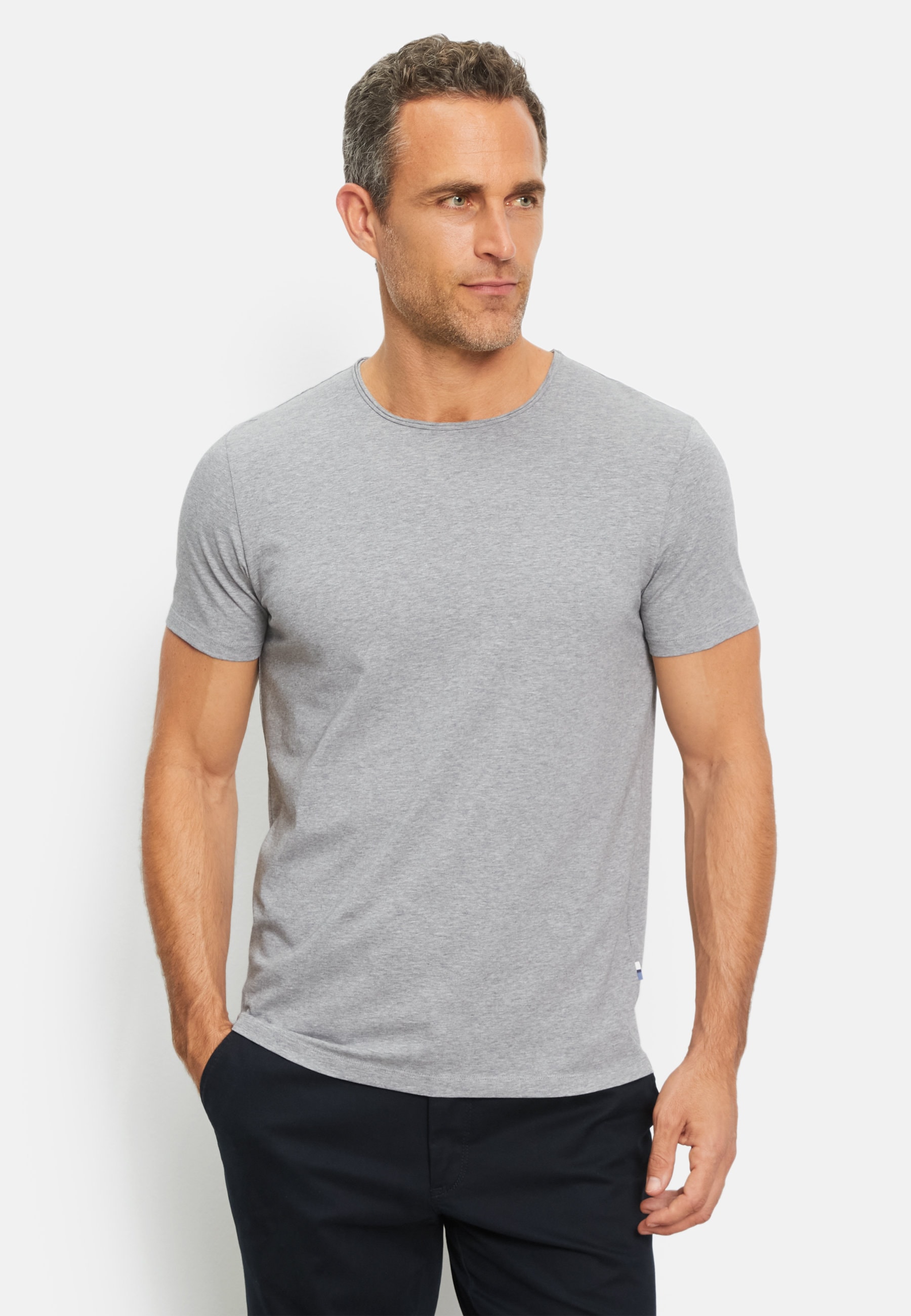 OLYMP T-Shirt "OLYMP Casual Wirk, T-Shirt"