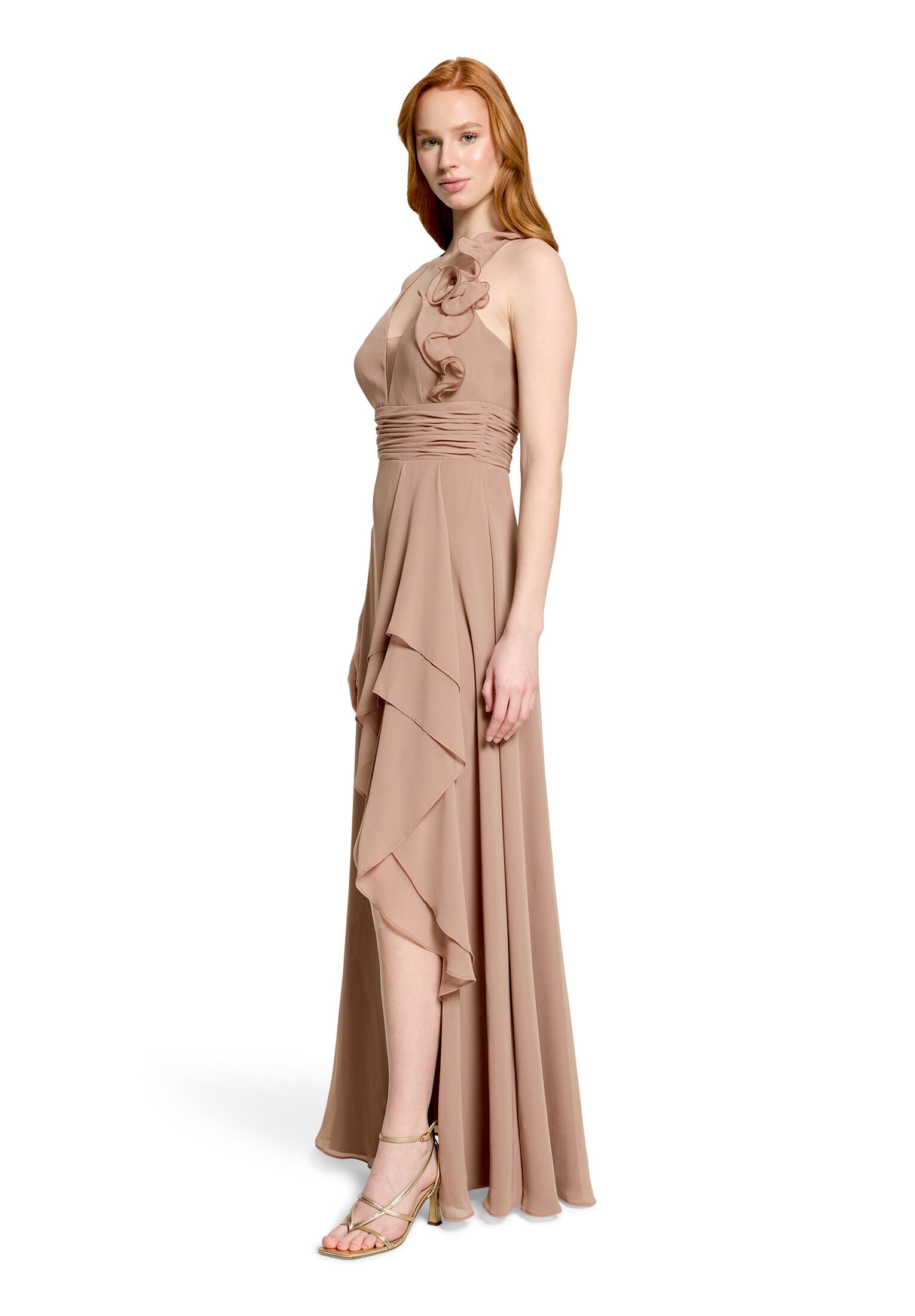 Vera Mont Chiffonkleid »Damen mit Volant« Ohne Tasche
