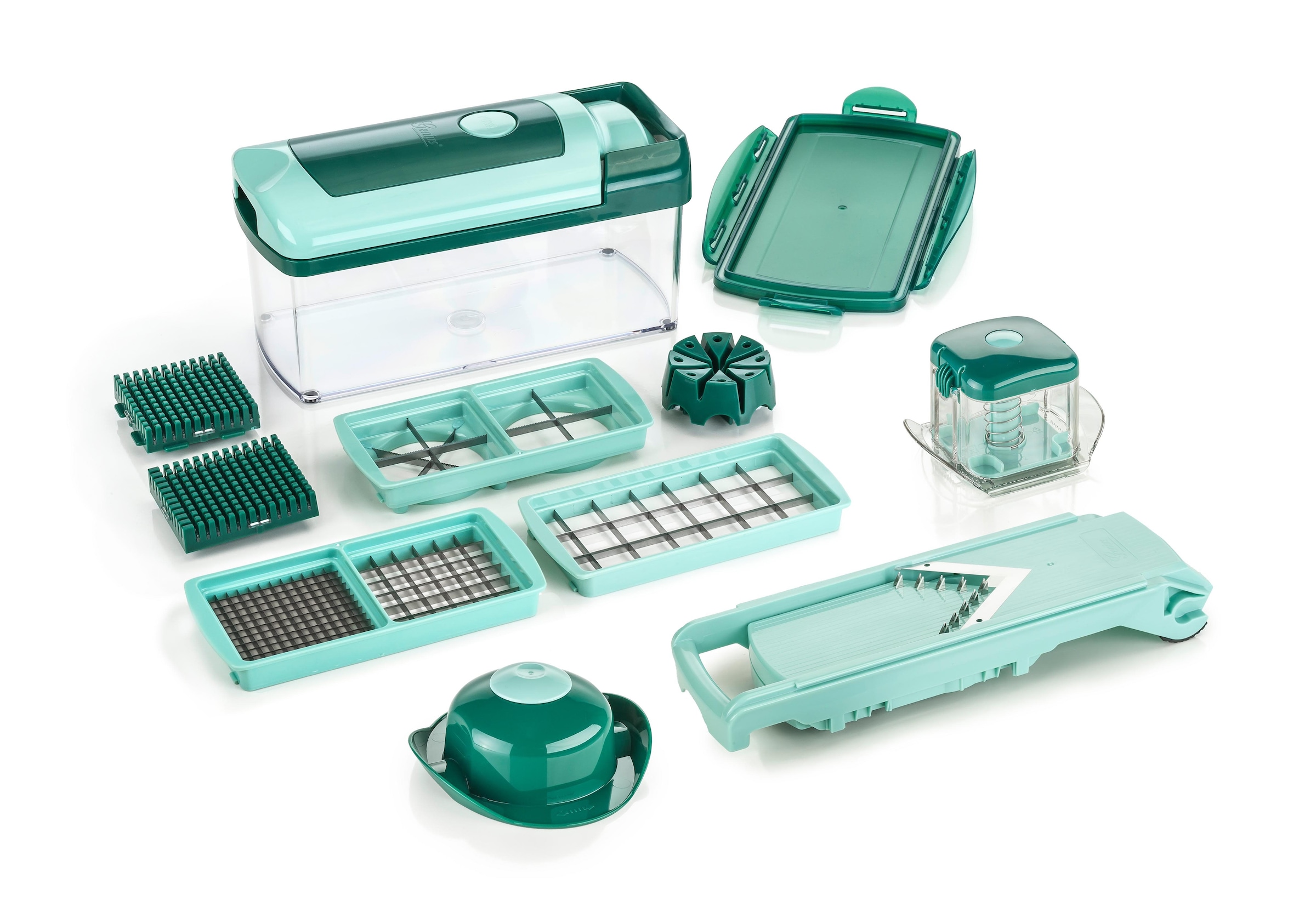 Genius Zerkleinerer »Nicer Dicer Fusion«, 13-tlg., 2500 ml Auffangbehälter