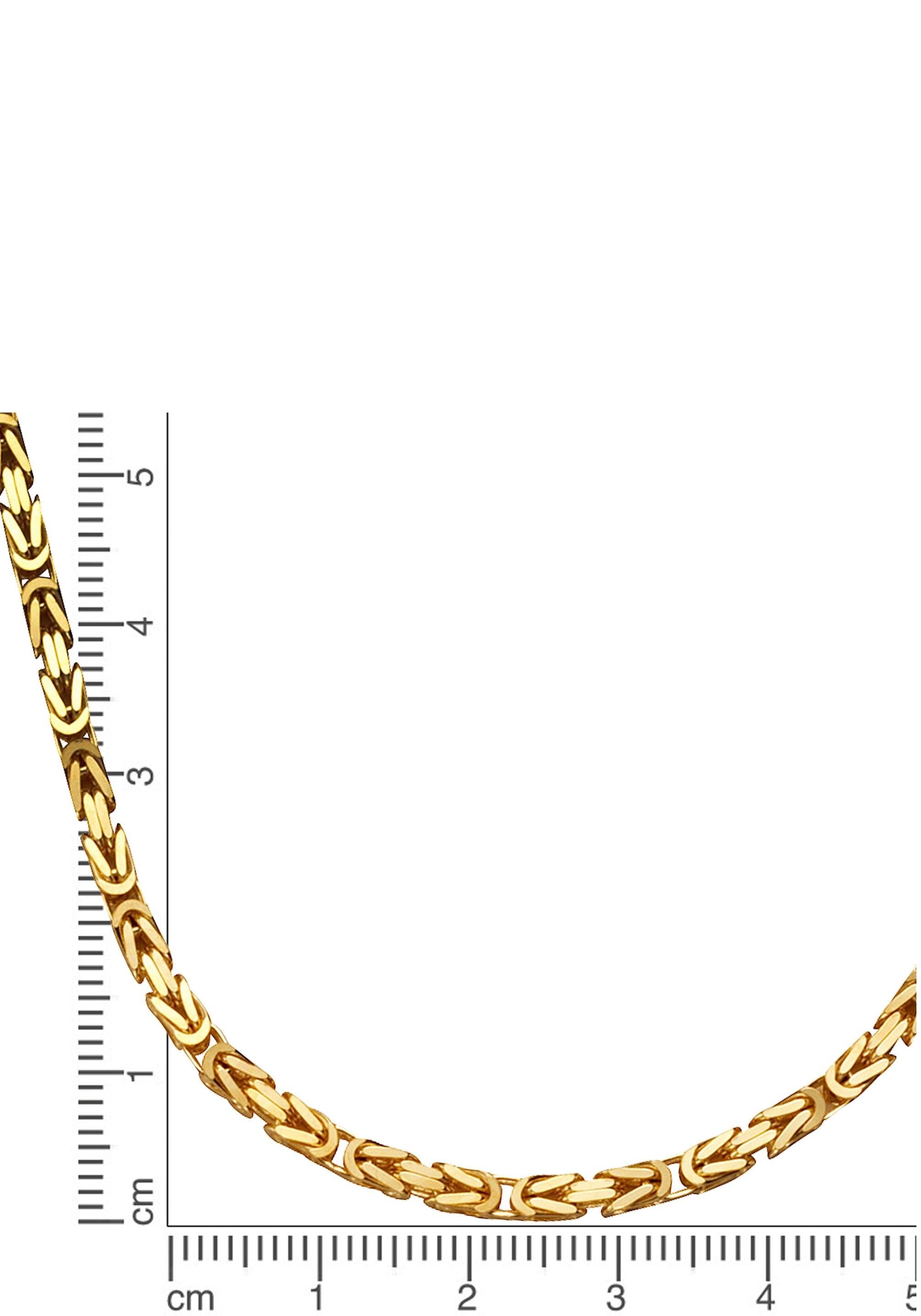 Firetti Collier »Schmuck Geschenk Gold 585 Halsschmuck Halskette Goldkette Königskette«, Made in Germany