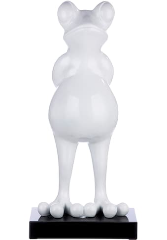 Tierfigur »Skulptur Frosch weiß«