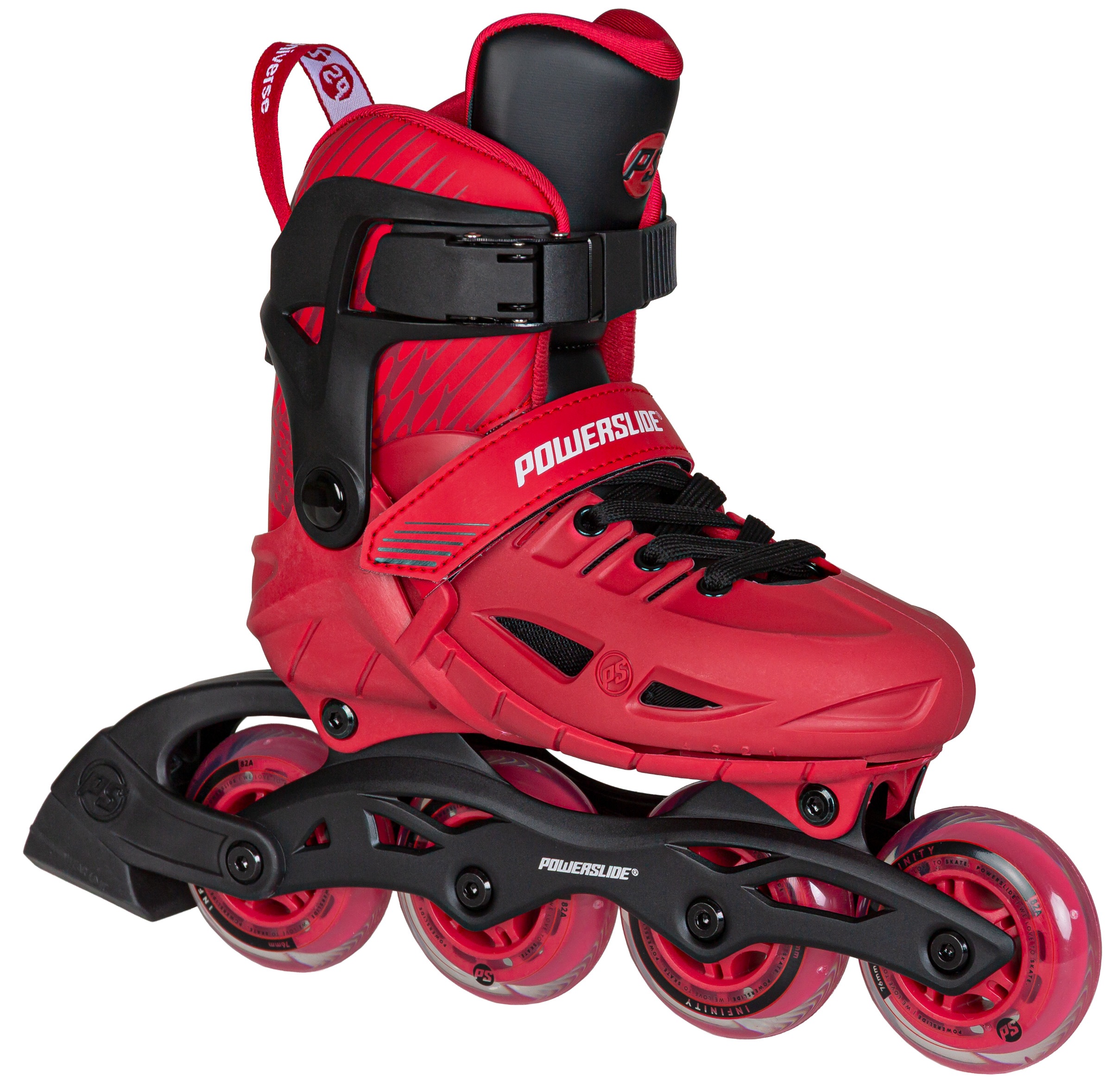 Thumbnail - Powerslide Inlineskates "Universe Pink 4W Kids adj"