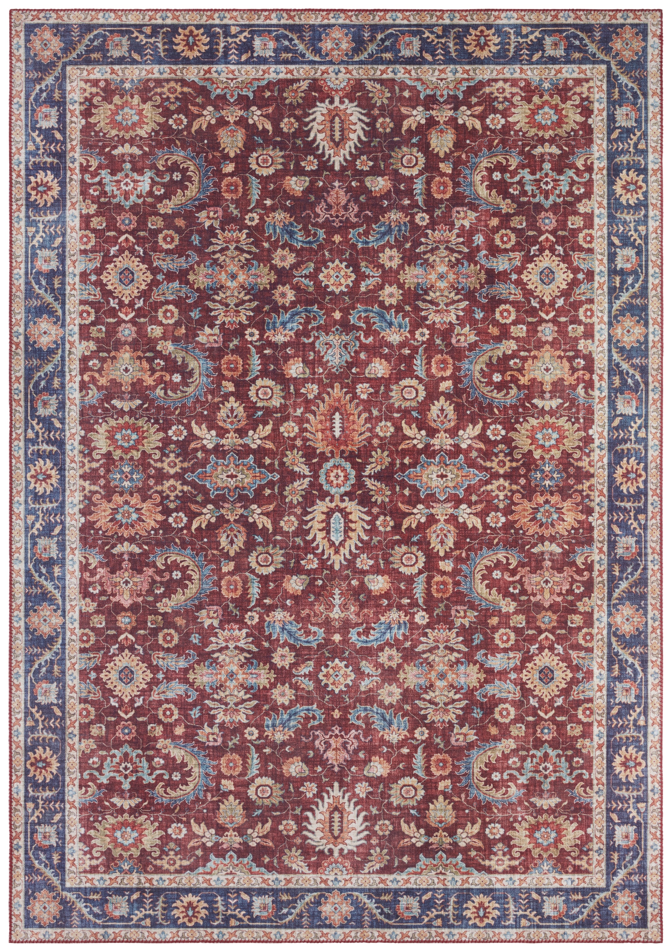 NORTHRUGS Teppich »Vivana«, rechteckig, 5 mm Höhe, Orientalisch, Läufer, Vintage, Wohnzimmer, Schlafzimmer, Esszimmer