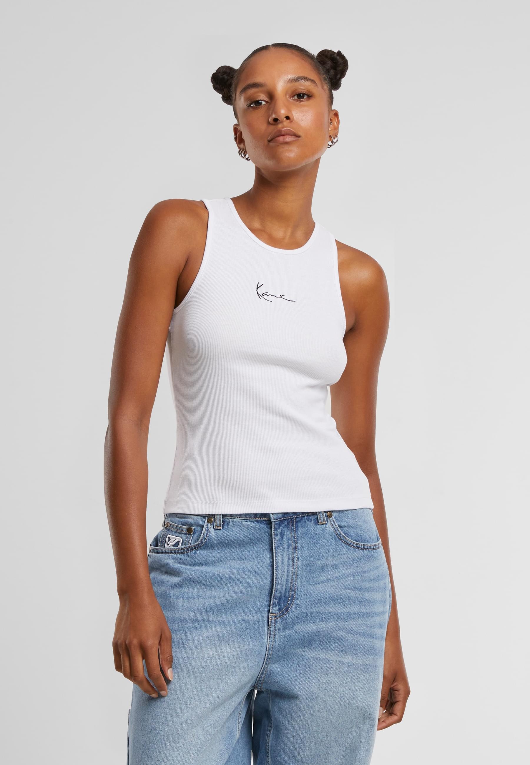 Karl Kani Muskelshirt »Karl Kani Karl Kani Small Signature Racer Rib Top«, (1 tlg.)