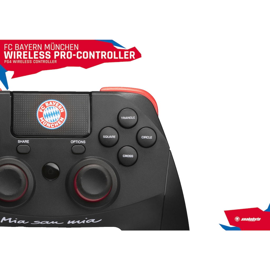 Snakebyte PlayStation 4-Controller »FC Bayern München PS4 Wireless Pro Controller«