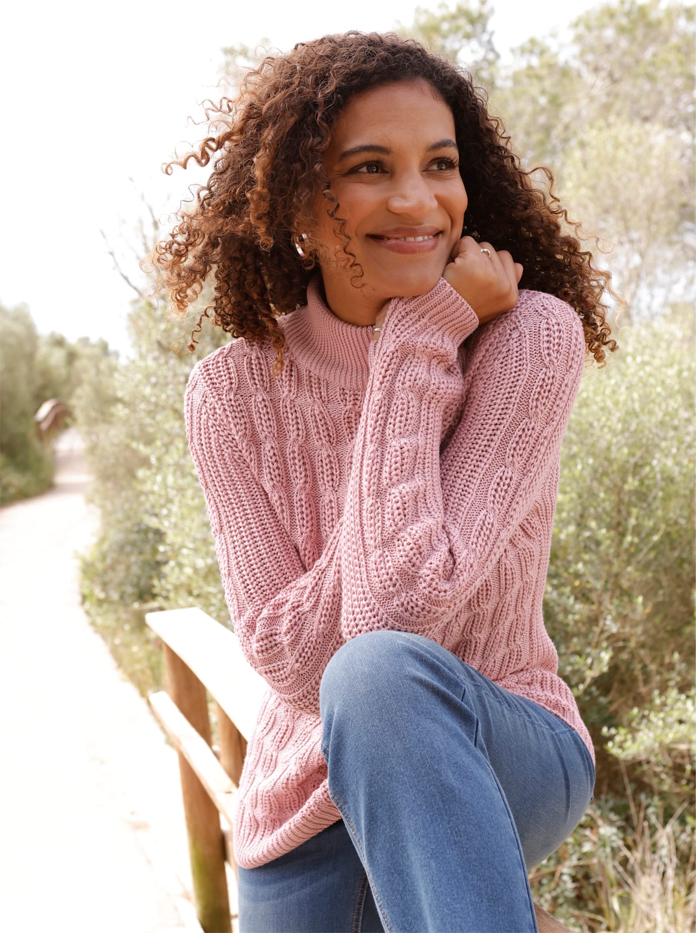 Casual Looks Stehkragenpullover "Stehkragen-Pullover"