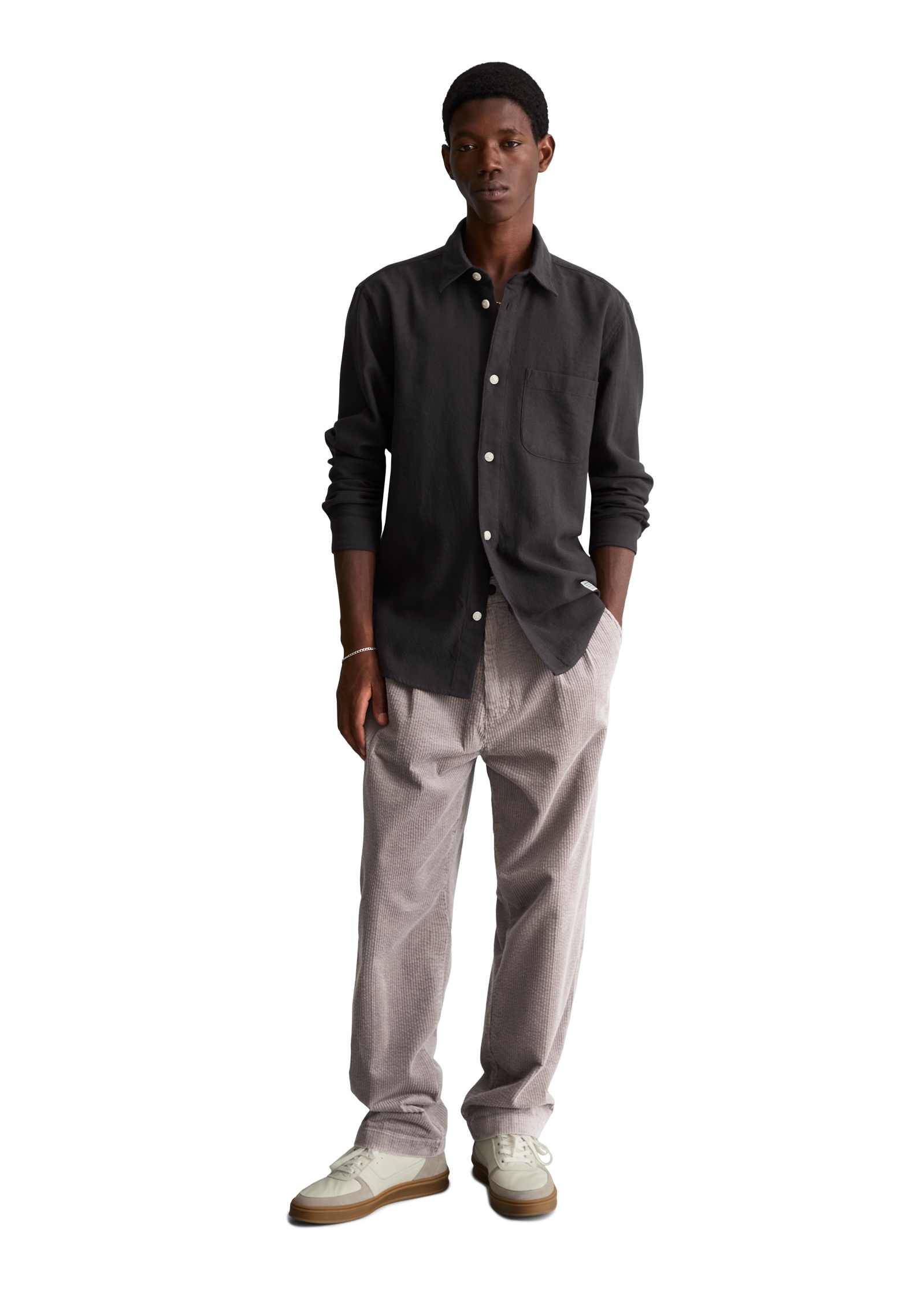 Marc O'Polo DENIM Langarmhemd »aus weichem Bio-Baumwoll-Twill«
