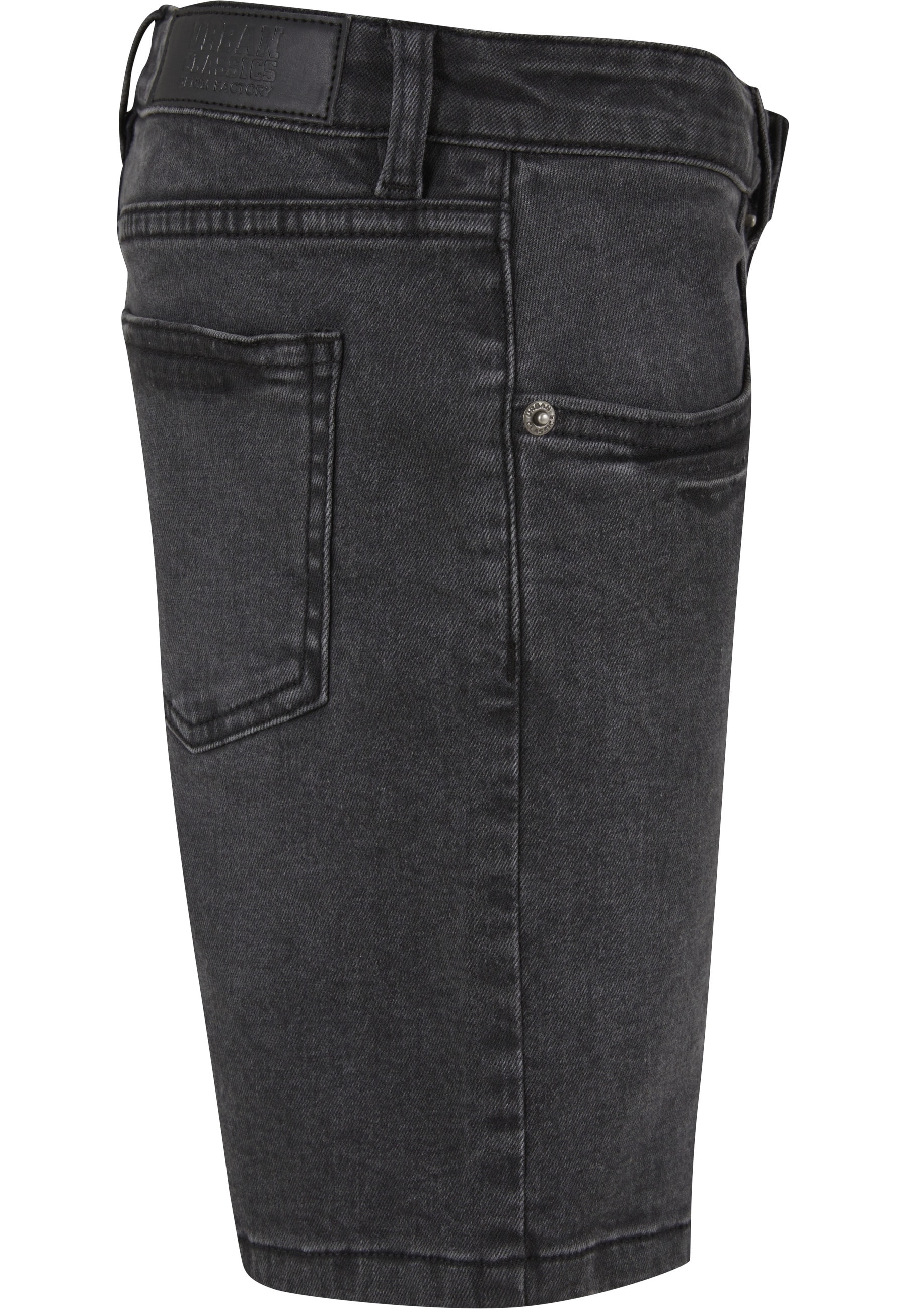 URBAN CLASSICS Jeansshorts »Urban Classics Herren Boys Relaxed Fit Jeans Shorts«