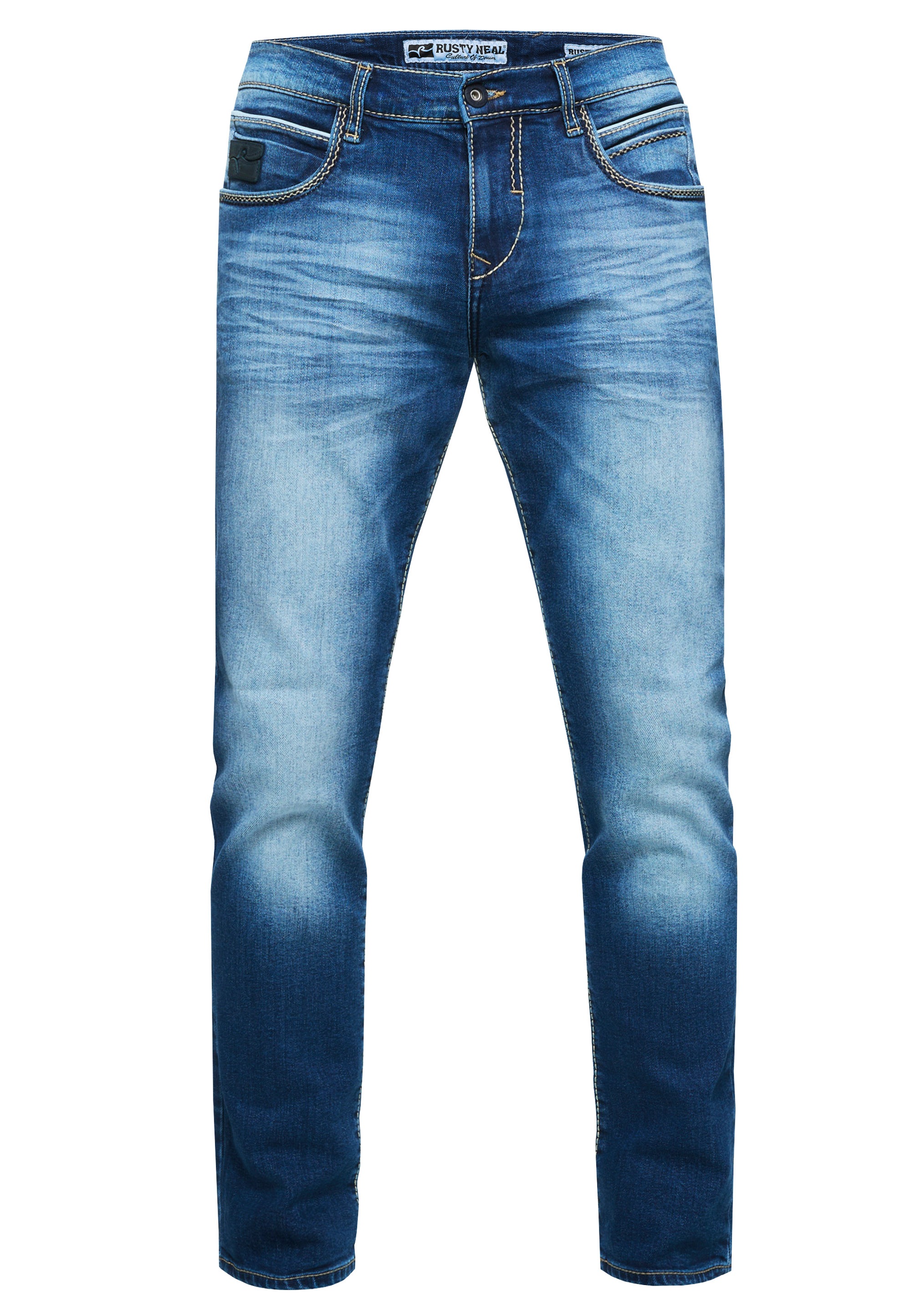 Rusty Neal Straight-Jeans »TOYAMA«, mit coolen Kontrastnähten