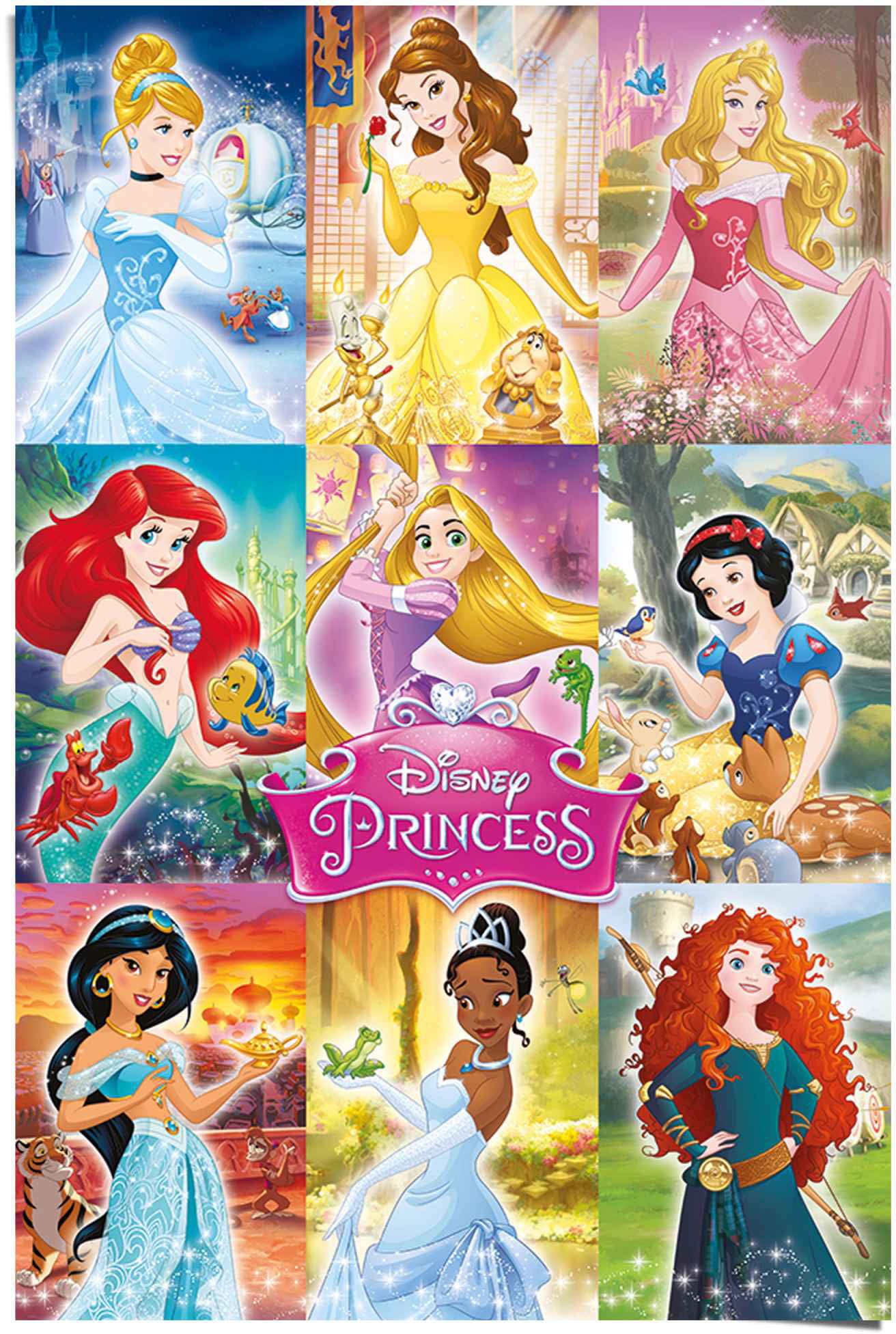 Reinders "Disney`s Prinzessinnen Kollage" 1 tlg. günstig online kaufen