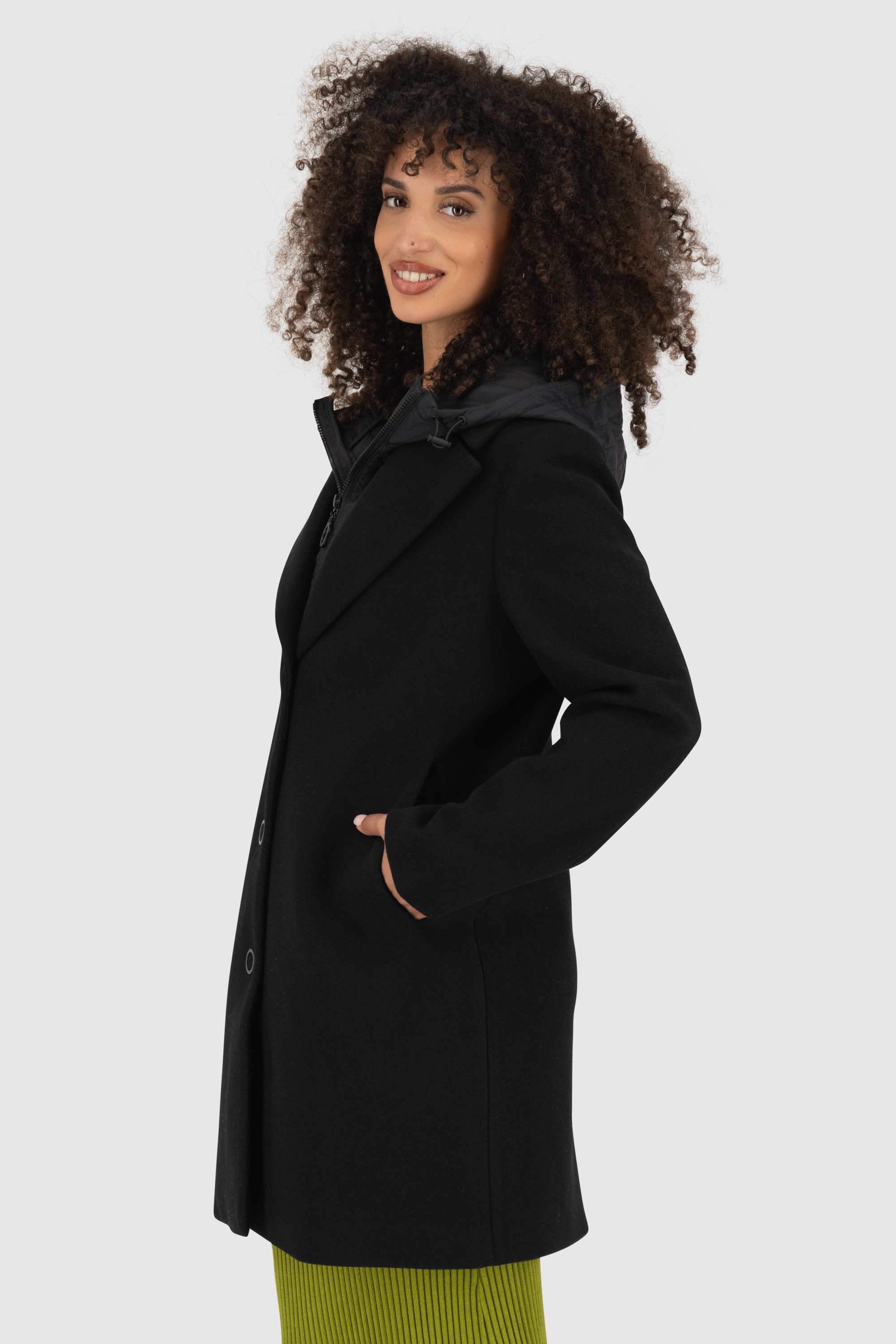 Thumbnail - Alife & Kickin Winterjacke "Damen AjaAK A", mit Kapuze, Damenwinterjacke mit herausnehmbarem Inneneinsatz und Kapuze