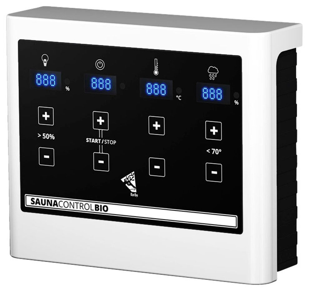 Thumbnail - Karibu Sauna "Mia (Fronteinstieg)" Ofen 9 kW Bio externe Strg easy