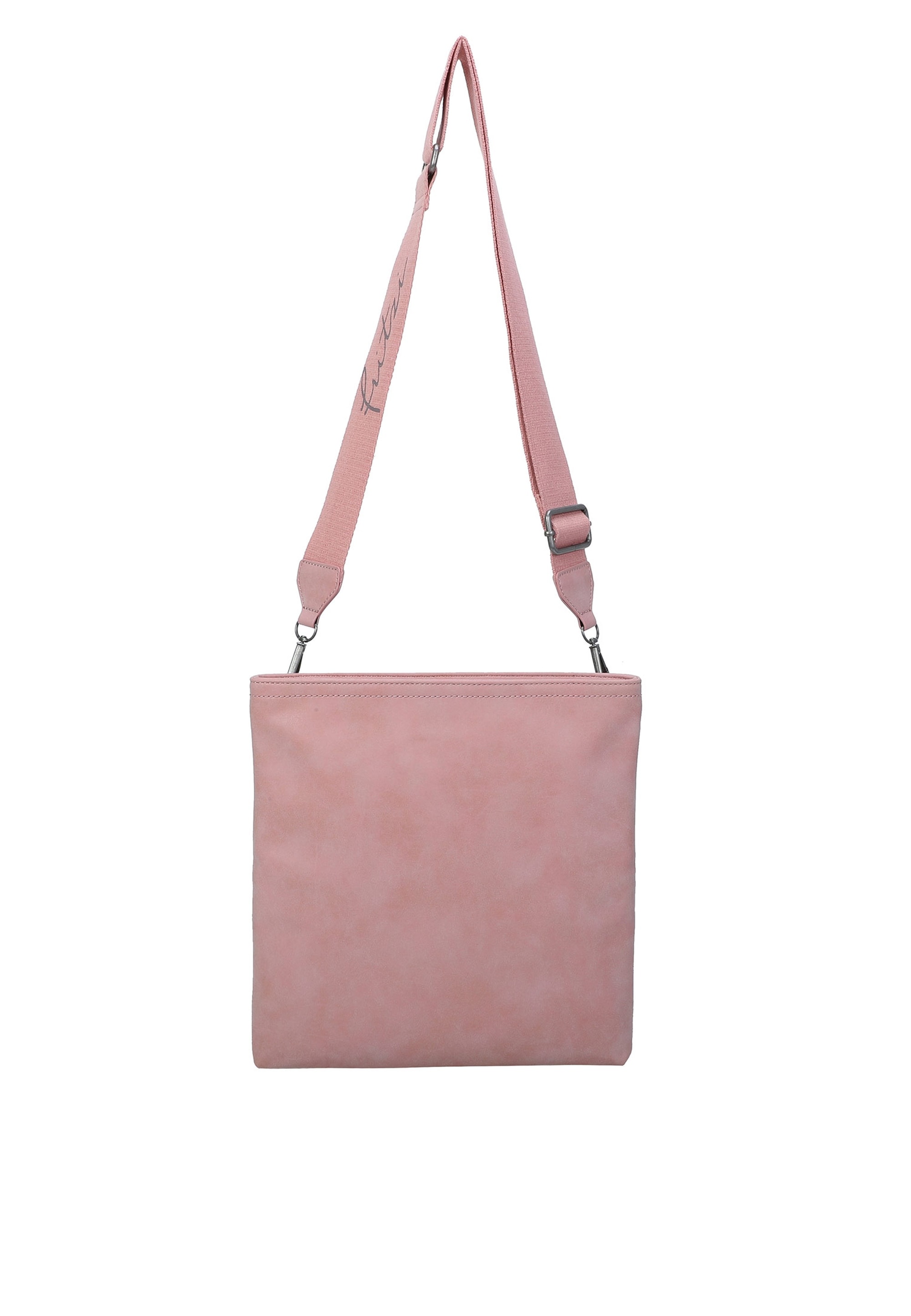 Fritzi Aus Preußen Umhängetasche FRITZI AUS PREUSSEN "Ronja Cross", Damen, Gr. B/H/T: 3cm x 15cm x 29cm, rosa, Polyurethan (PU), unifarben, Taschen Umhängetasche, mit verschiedenen Tragefunktionen