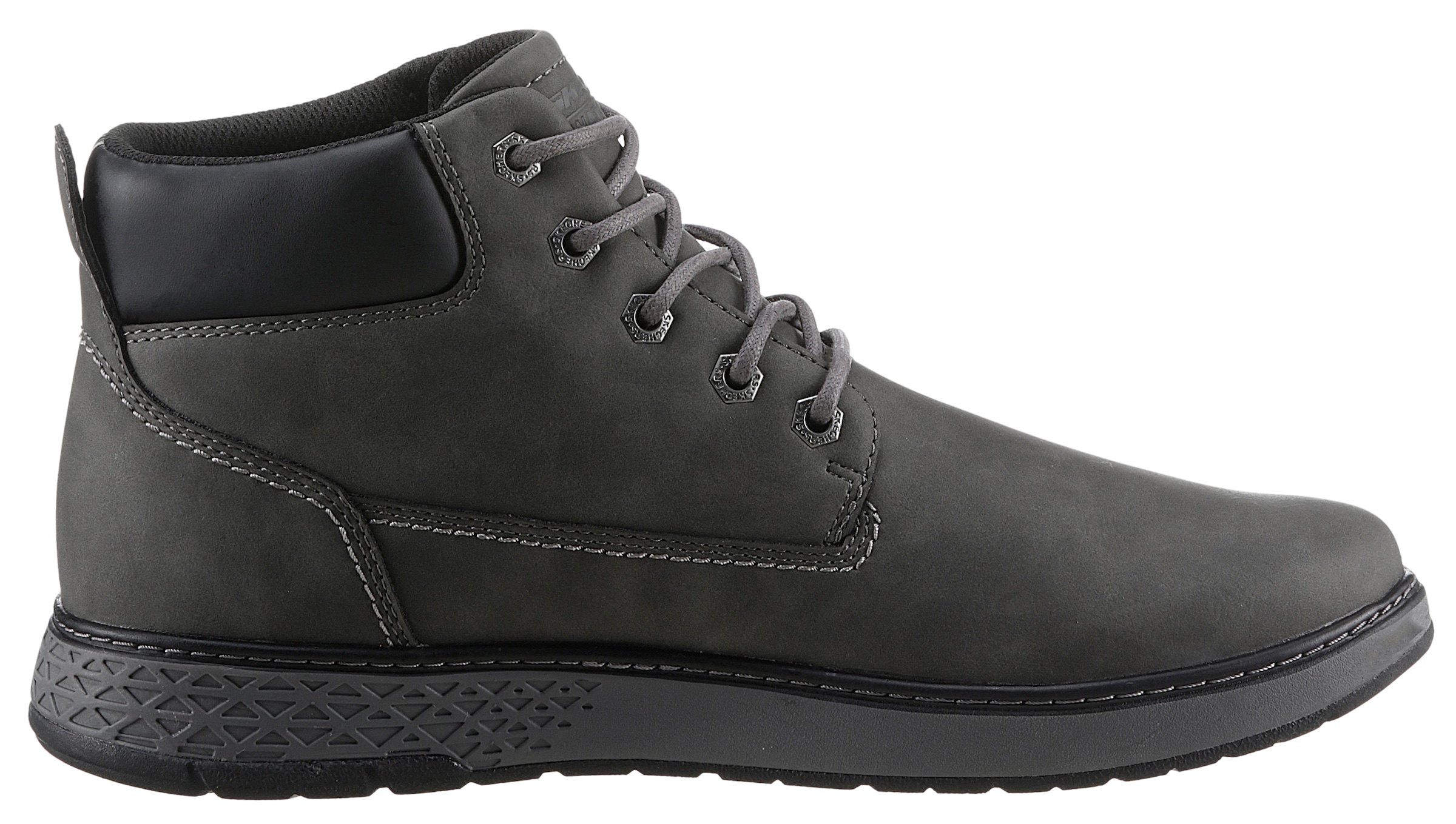 Skechers Schnürboots »GARLAN«, Schnürstiefel, Boots mit dämpfender Sohlentechnologie