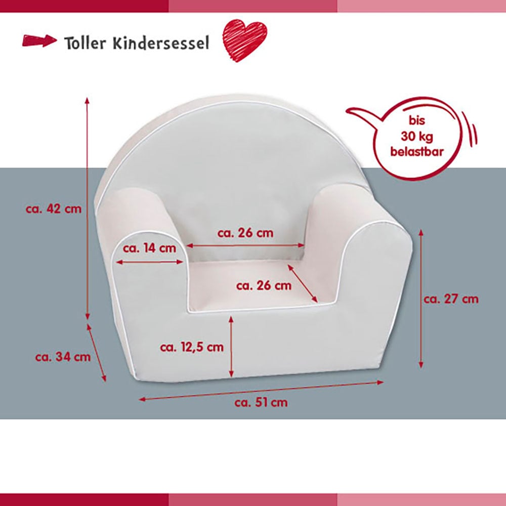 Knorrtoys® Sessel »Baby Treflik«, für Kinder; Made in Europe