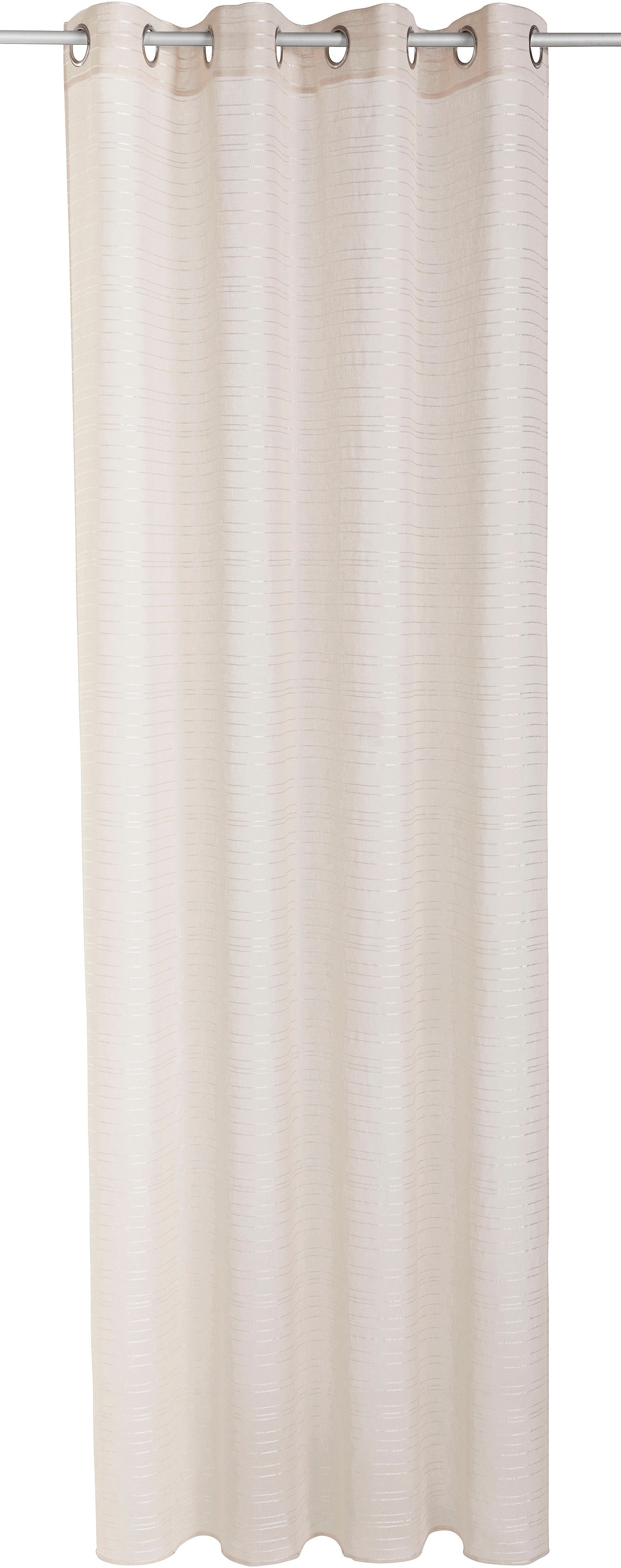 Bruno Banani Gardine "Linus" Ösen 1 Stk. tlg. 1 Schal, eingewebte Querstrei günstig online kaufen