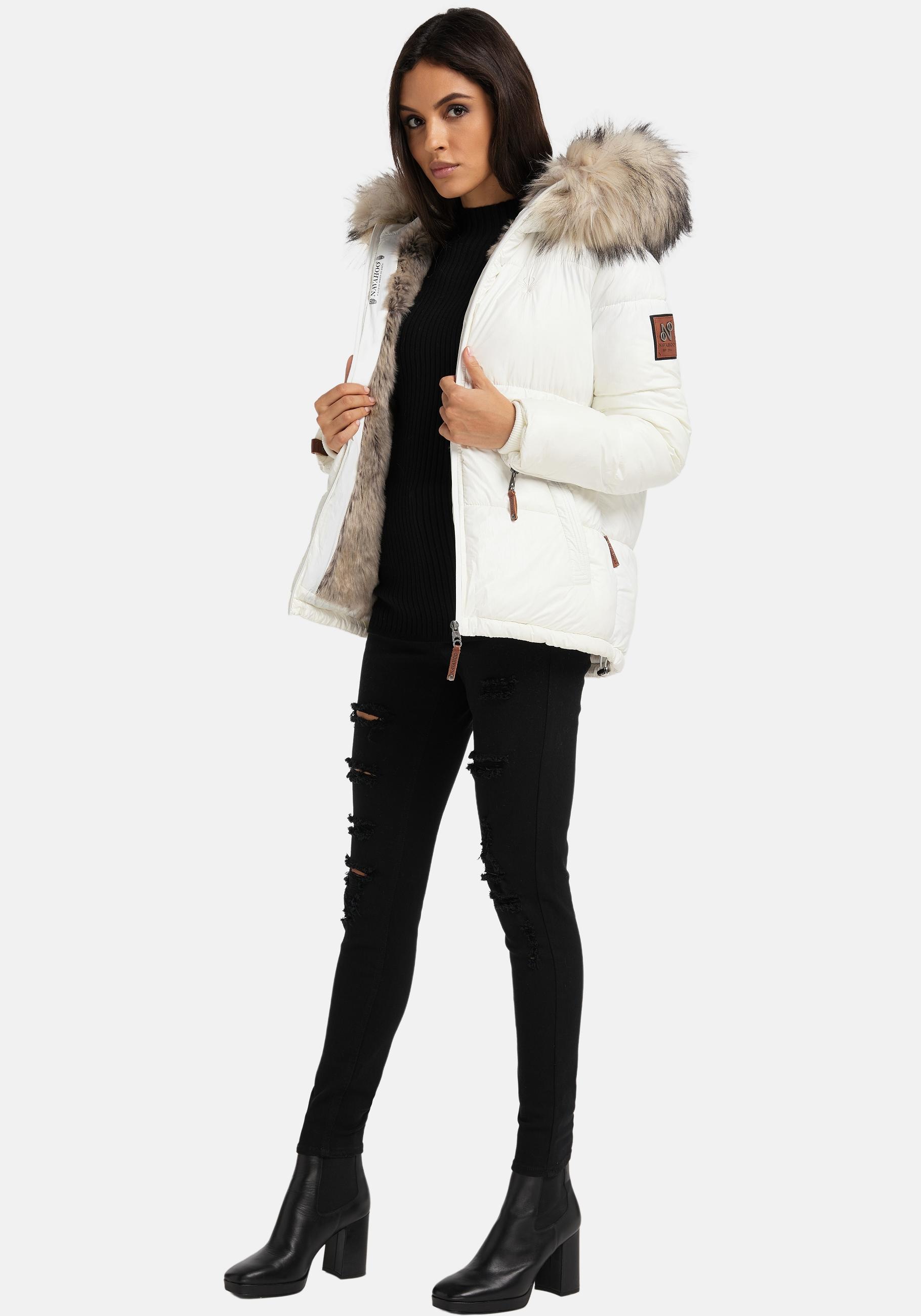 Navahoo Winterjacke "Tikunaa", mit Kapuze, warm gefütterte Damen Steppjacke günstig online kaufen