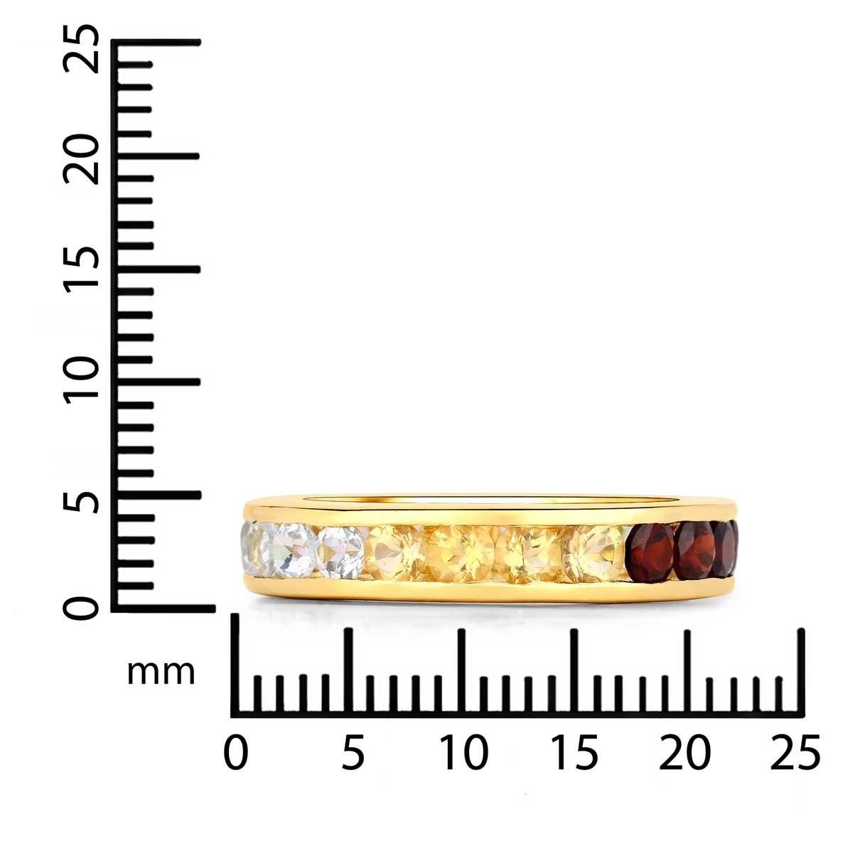 Memoirering RAFAELA DONATA "K689" Gr. 50, gelbgold, Fingerringe, Damen, 50, Silber 925 (Sterlingsilber), 4,7mm, aus Sterling Silber 3