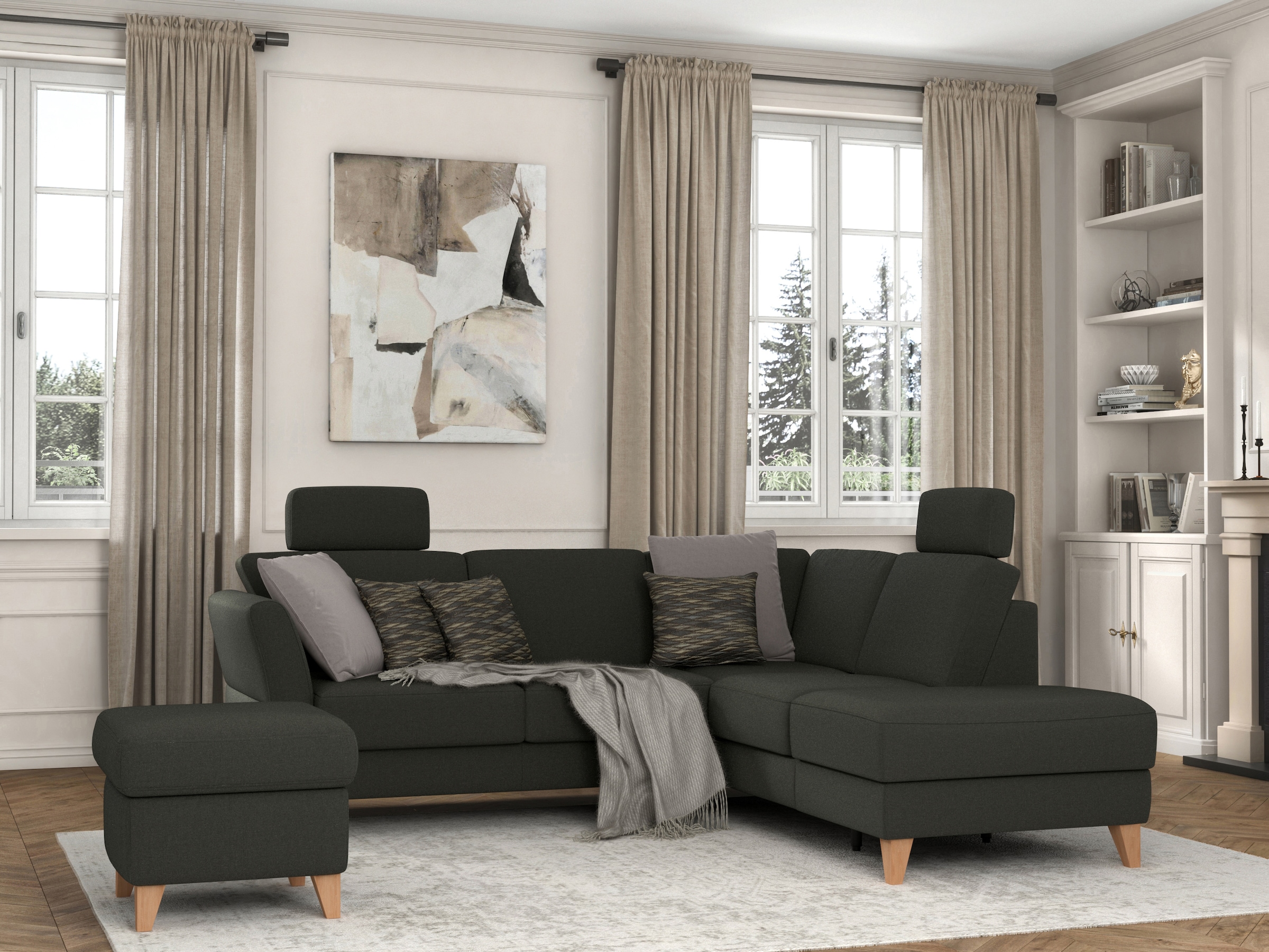 sit&more Stauraumhocker »Visby« Stauraum, auch erhältlich mit Wasser zu reinigendem "Soft clean" Bezug