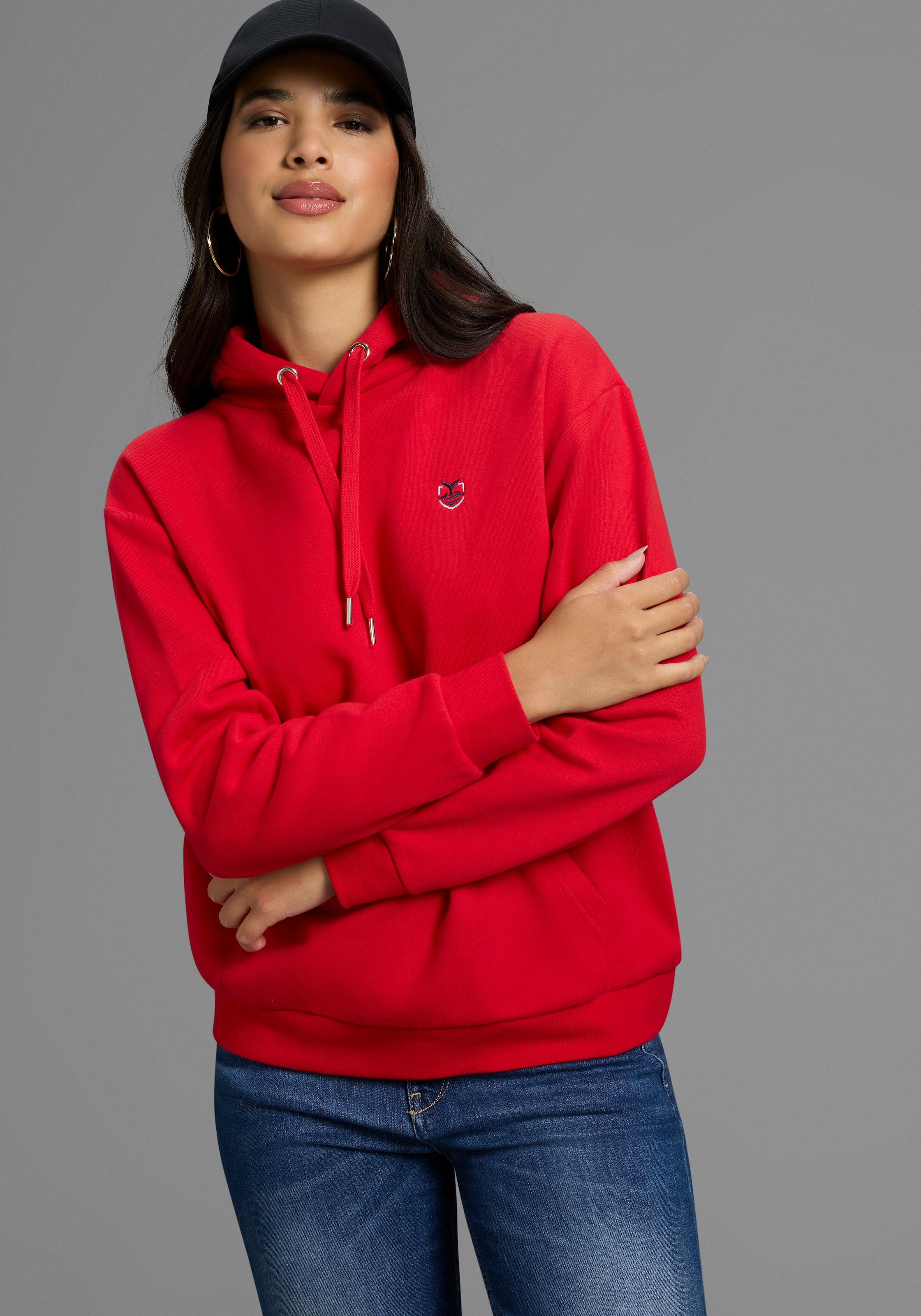 DELMAO Kapuzensweatshirt günstig online kaufen
