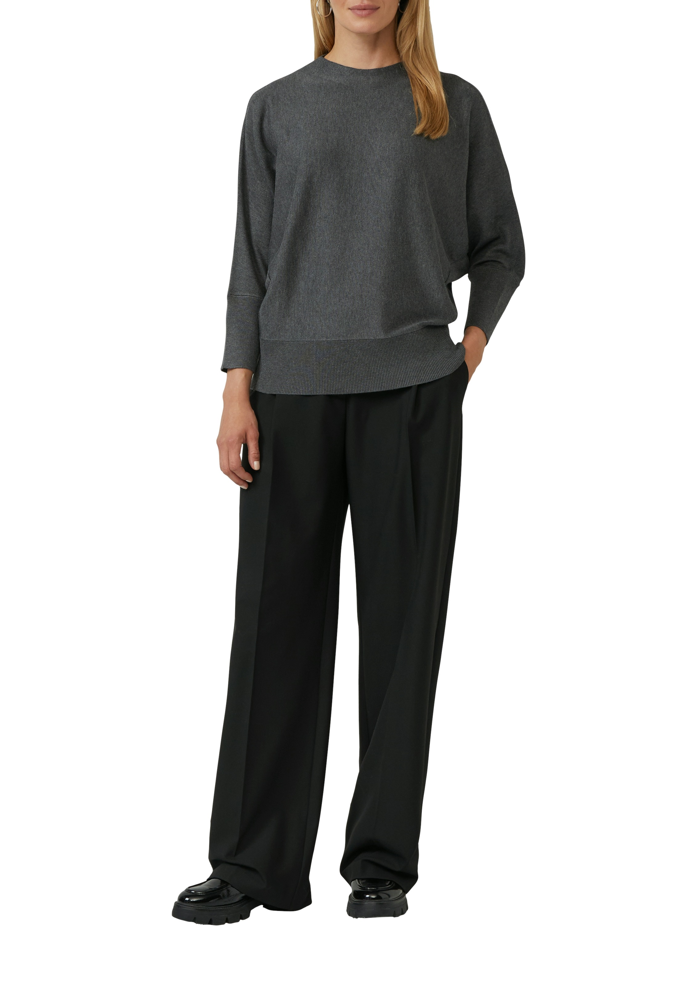 s.Oliver BLACK LABEL Strickpullover, mit Fledermausärmeln günstig online kaufen