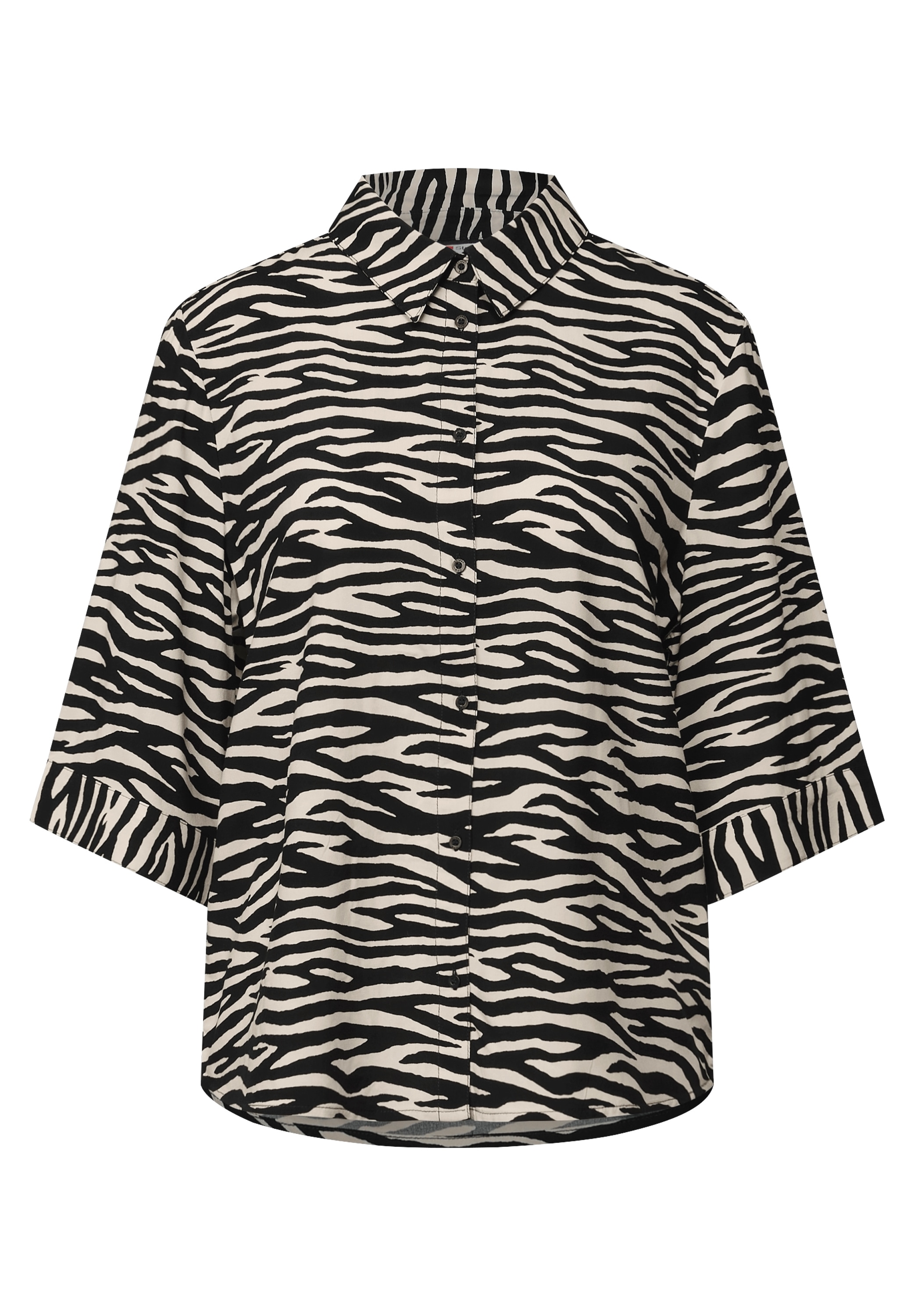 STREET ONE Hemdbluse, aus seidiger Viskose