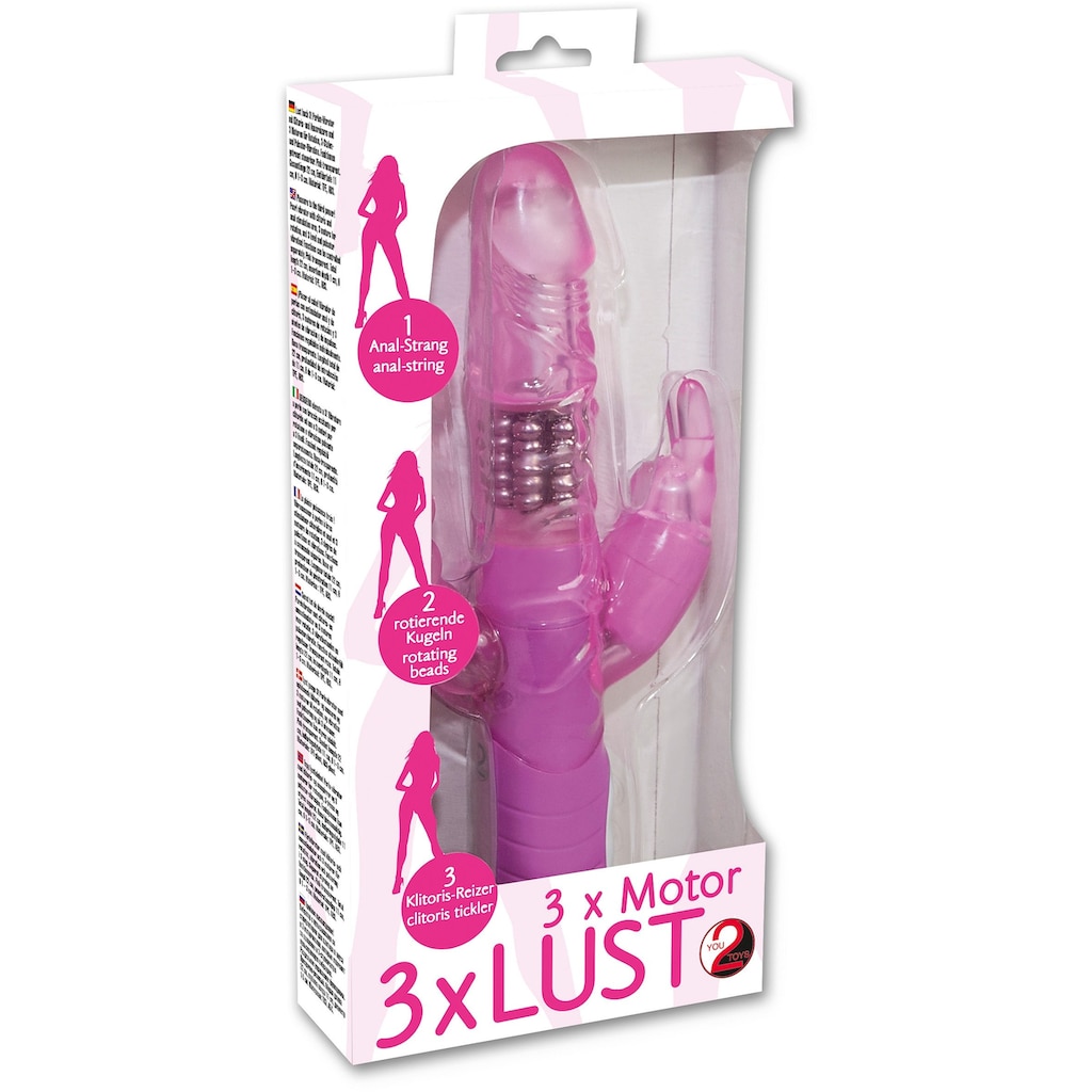 You2Toys Rabbit-Vibrator »3 x Motor 3 x Lust«