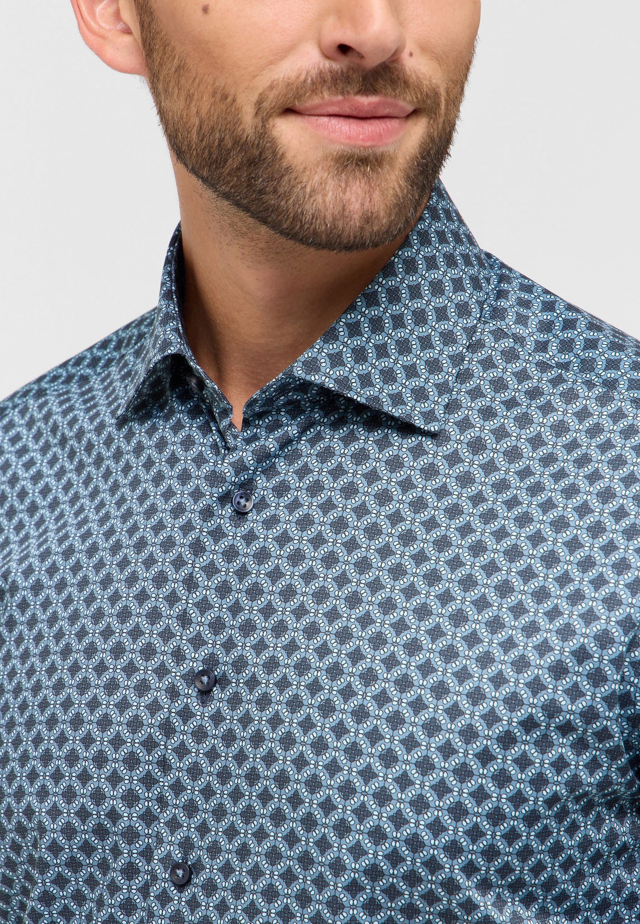 Eterna Langarmhemd »MODERN FIT«, NON IRON (bügelfrei)