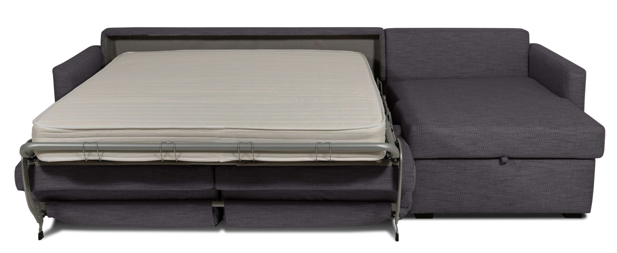 Places of Style Schlafsofa »GOLDPOINT Ecksofa 264 cm, Liegefläche (140/200cm), L-Form,«, Bettfunktion, Bonell-Federkernmatratze und Dauerschläfer-Funktion
