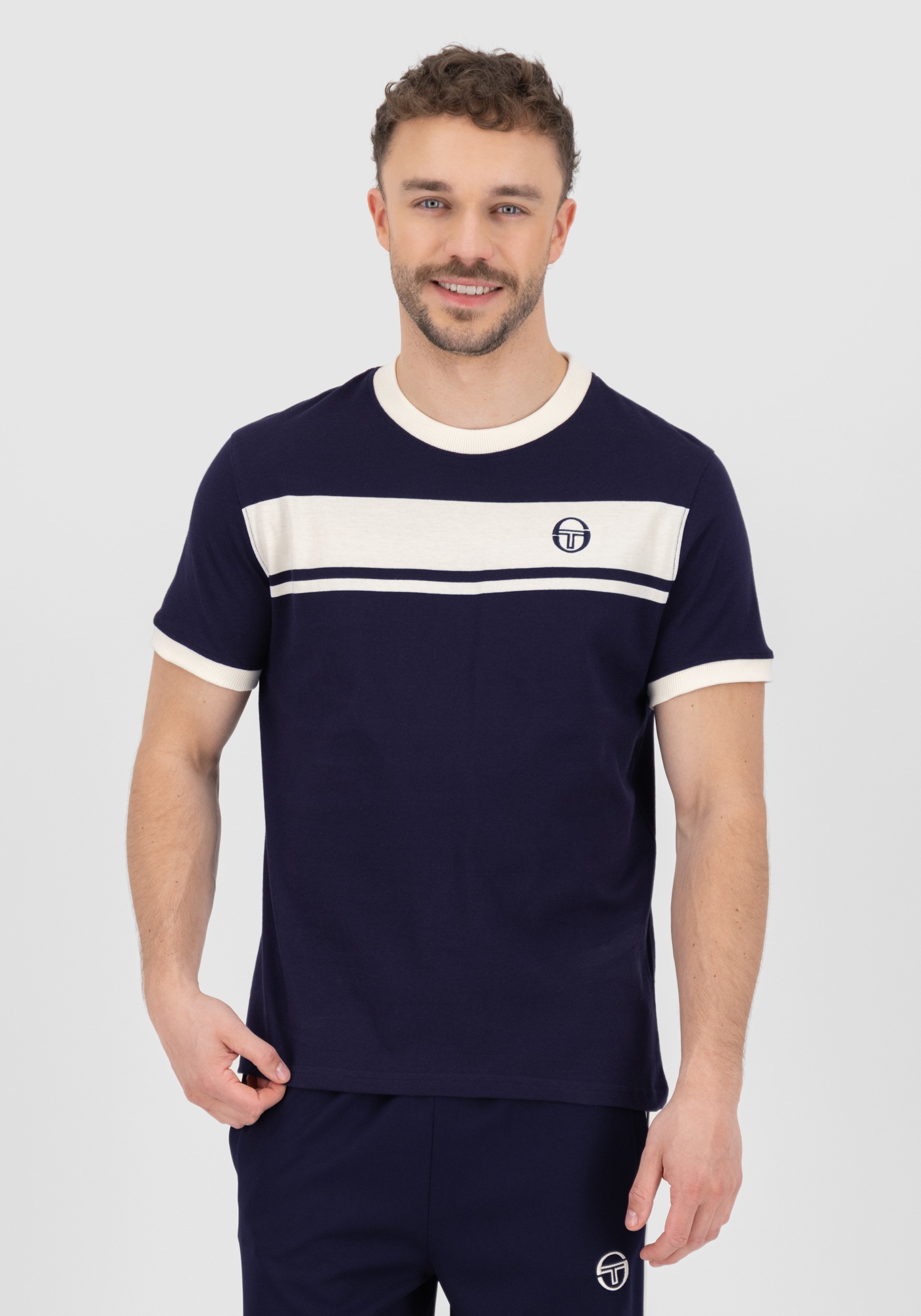 Sergio Tacchini T-Shirt »MASTER TEE_ Herren«, T-Shirt Herren, leichtes Kurzarmshirt, Sporttrikot, Outdoor, Sale