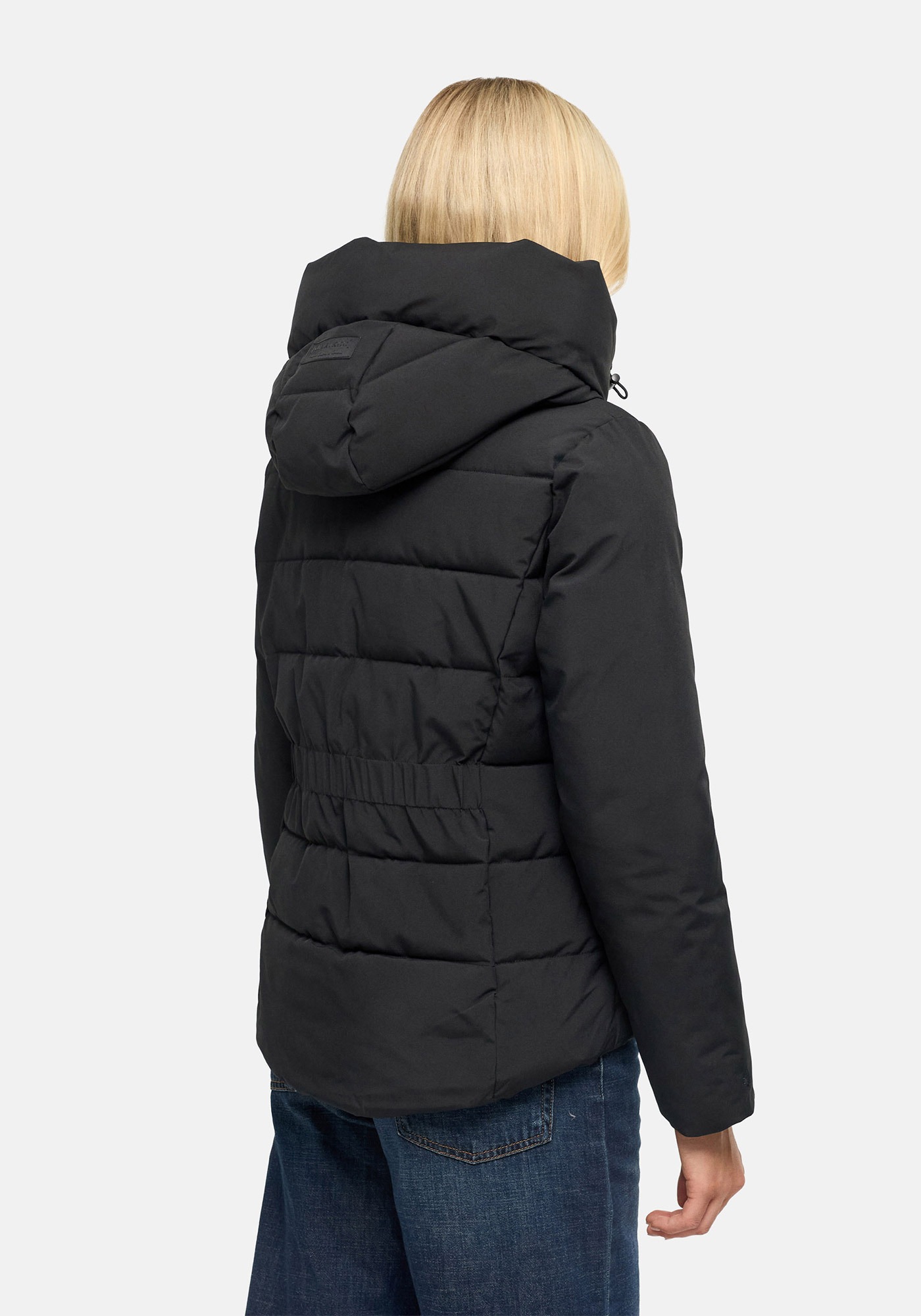 Marikoo Winterjacke »Akiliaa« mit Kapuze Warme Winterjacke mit Kapuze und taillierter Passform