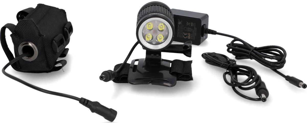 Fischer Fahrrad Schwarz Fischer Led Offroad-Action-Leuchte H1600 Mit 4 Dauerleuchtmodi Offroad-Action-Leuchte - Image 2