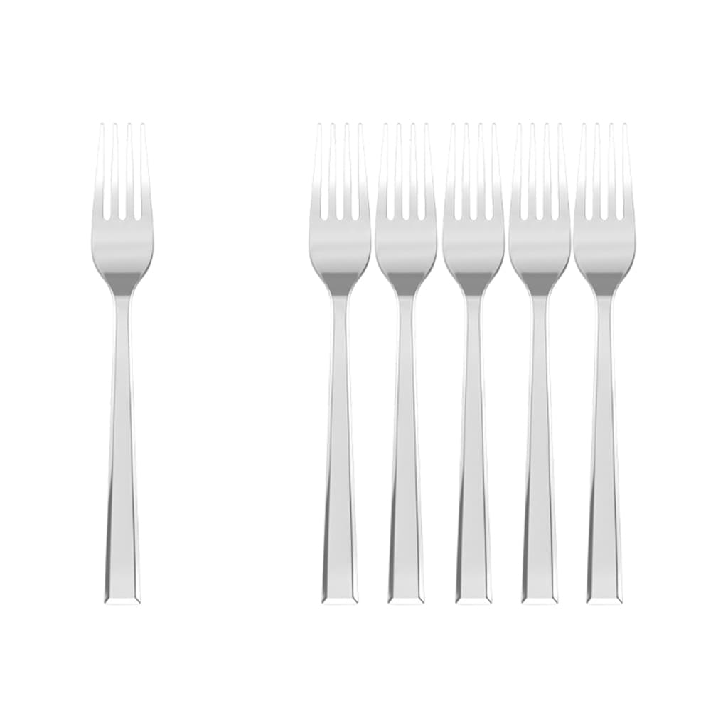 Villeroy & Boch Tafelgabel "Tafelgabel Victor 204 mm 6er Set silber" Spülmaschinenfest