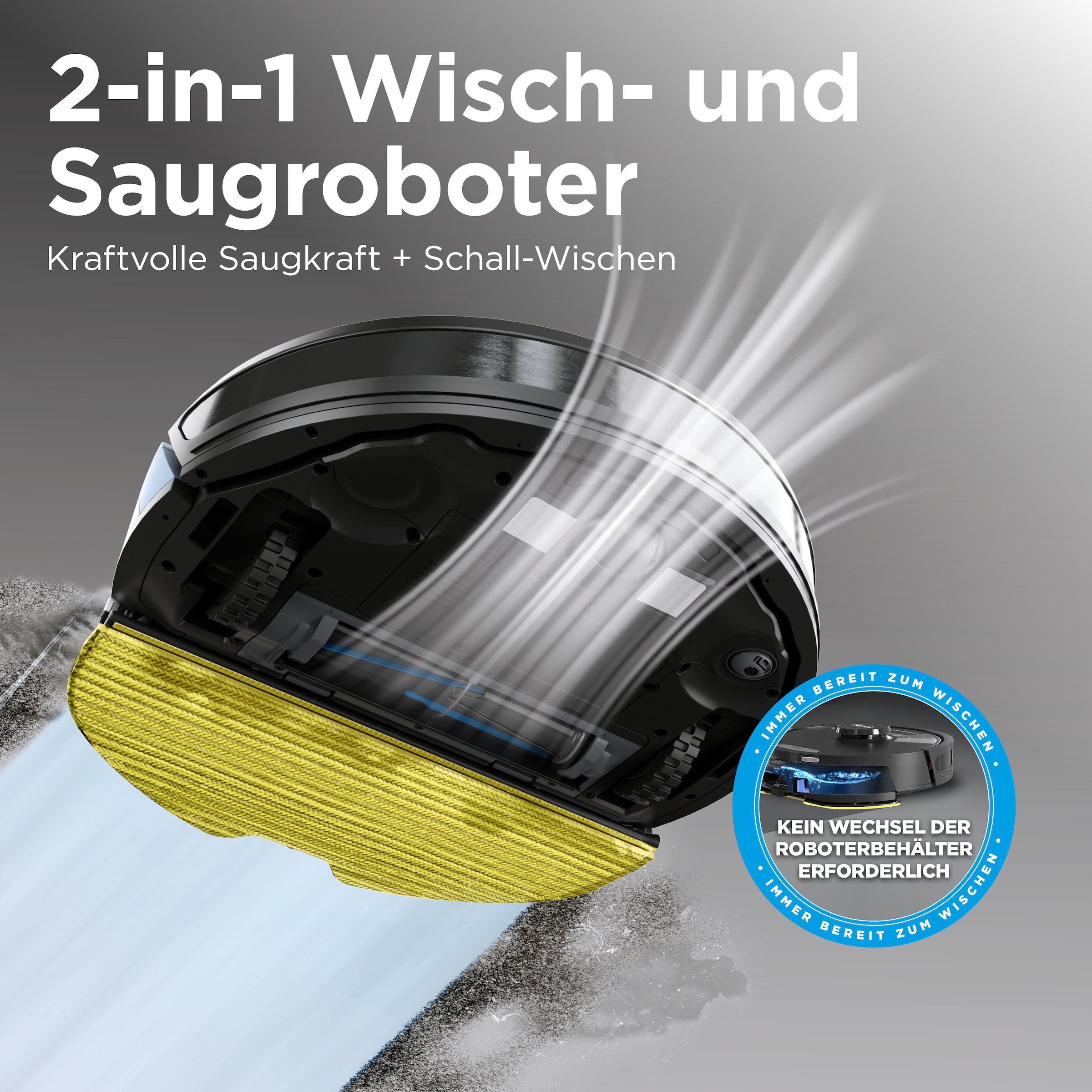 Shark Nass-Trocken-Saugroboter »RV2620WAEU Matrix Plus 2-in-1«, Wischen & Saugen mit automatischem Entleerungssystem
