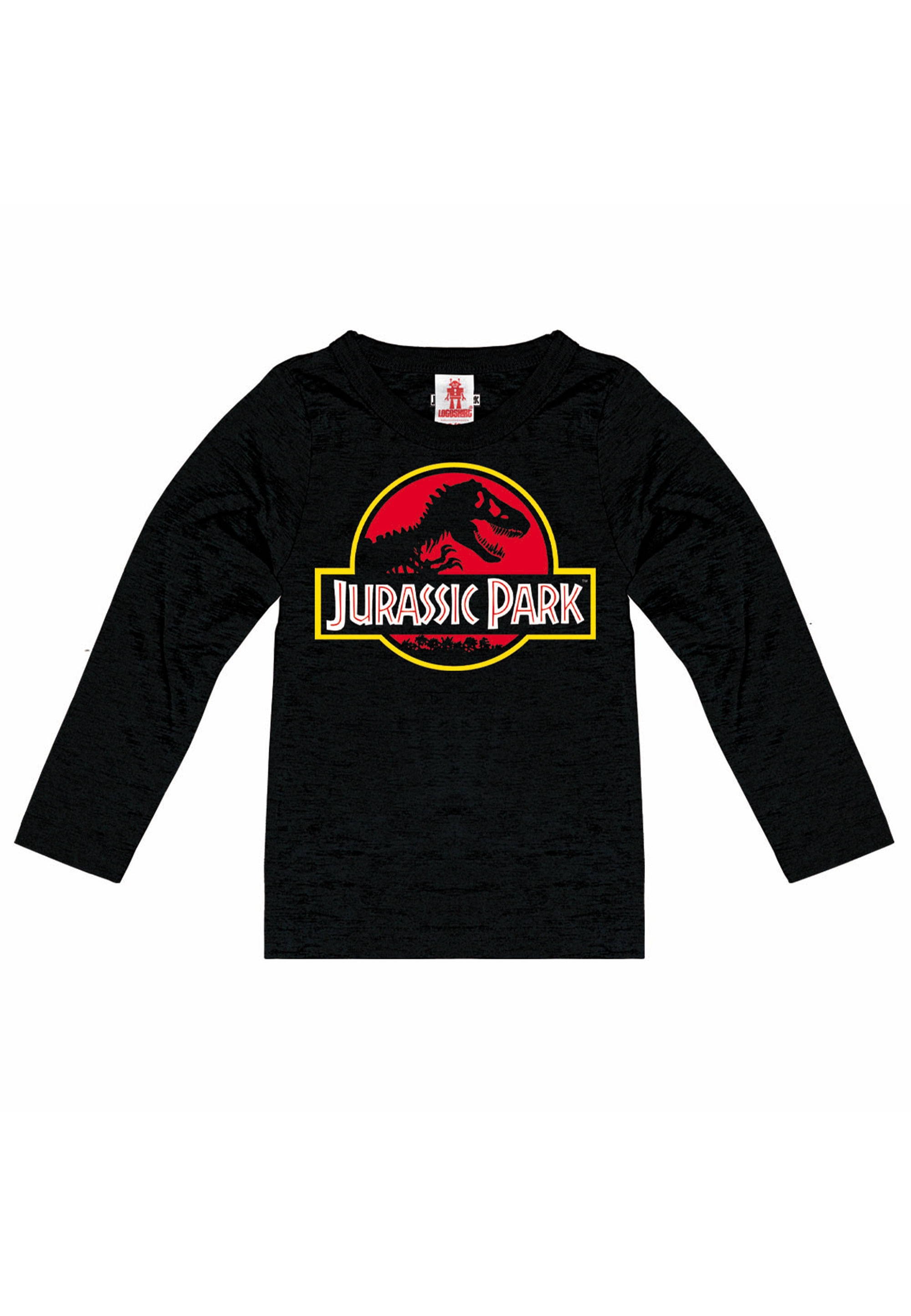 LOGOSHIRT T-Shirt »Jurassic Park Logo«, mit coolem Print