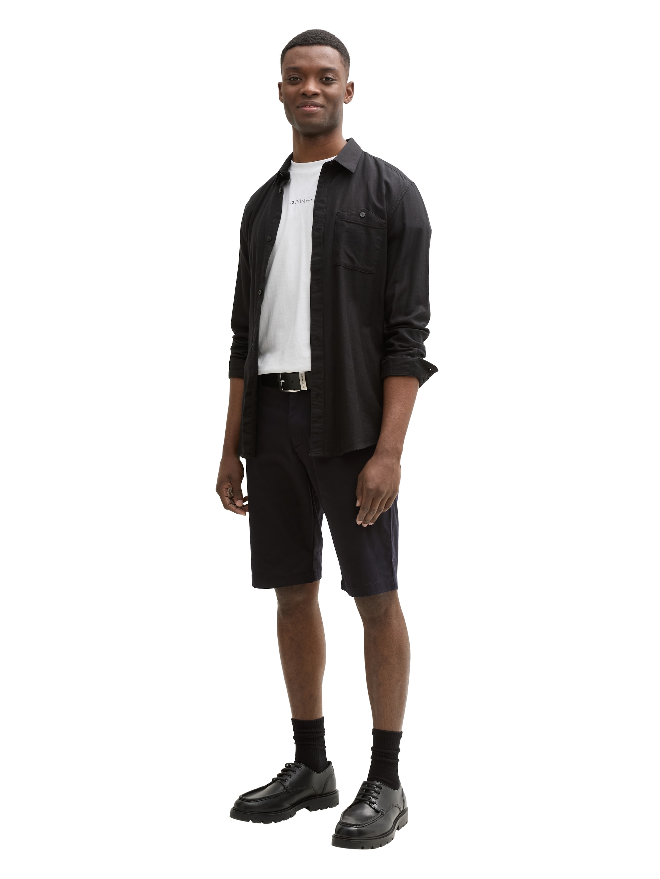 TOM TAILOR Denim Chinoshorts, mit Taschen