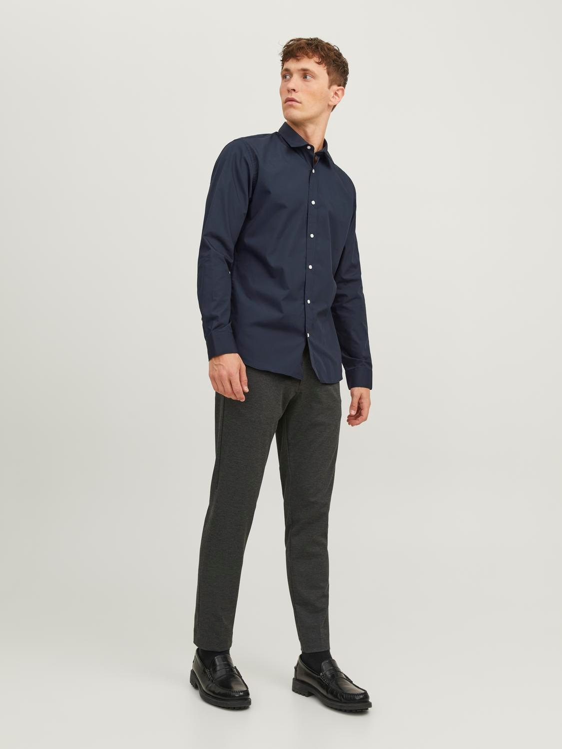 Jack & Jones Langarmhemd »JJJOE SHIRT LS PLAIN«