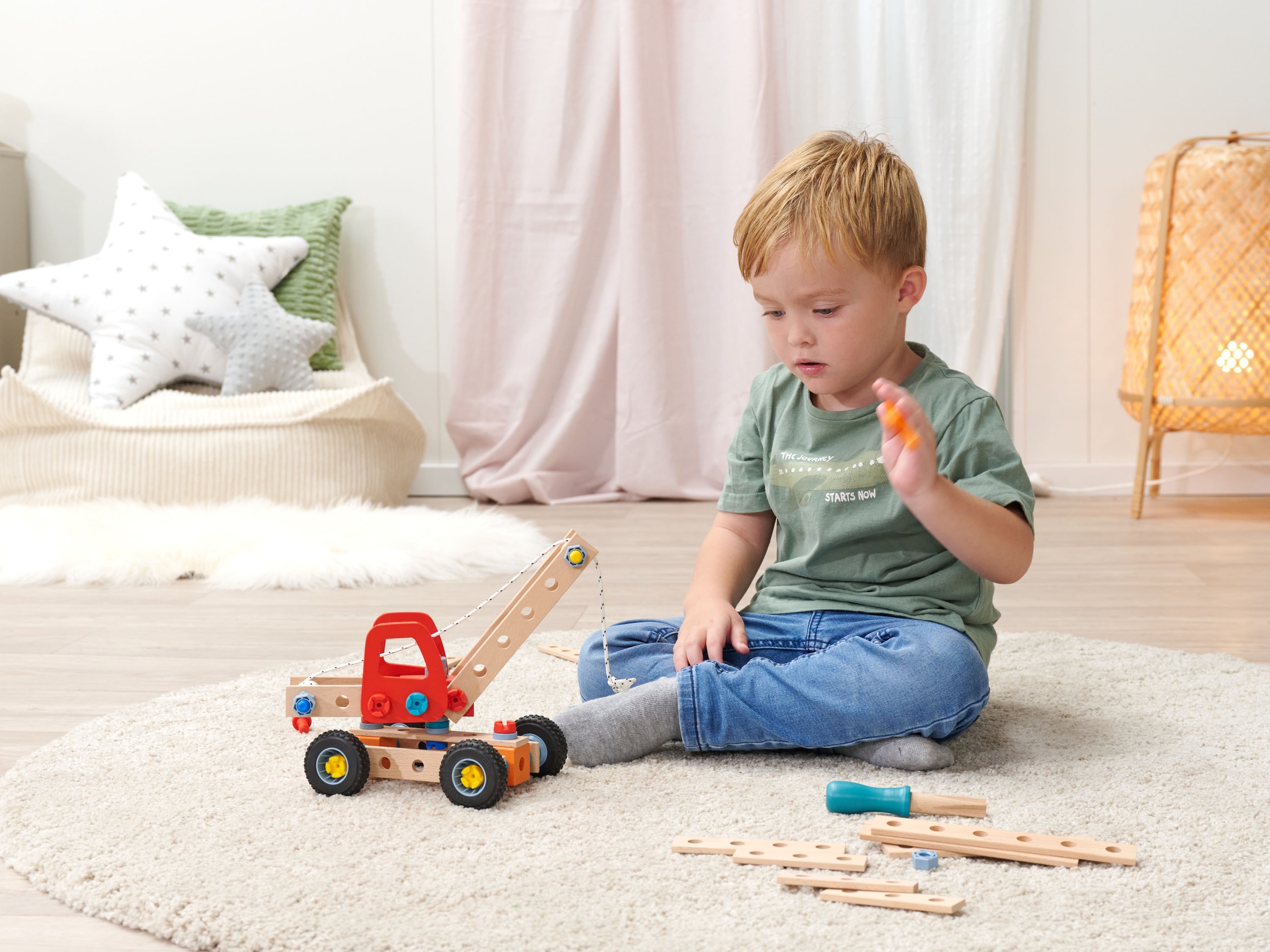 Eichhorn Konstruktionsspielsteine »Constructor Kranwagen«