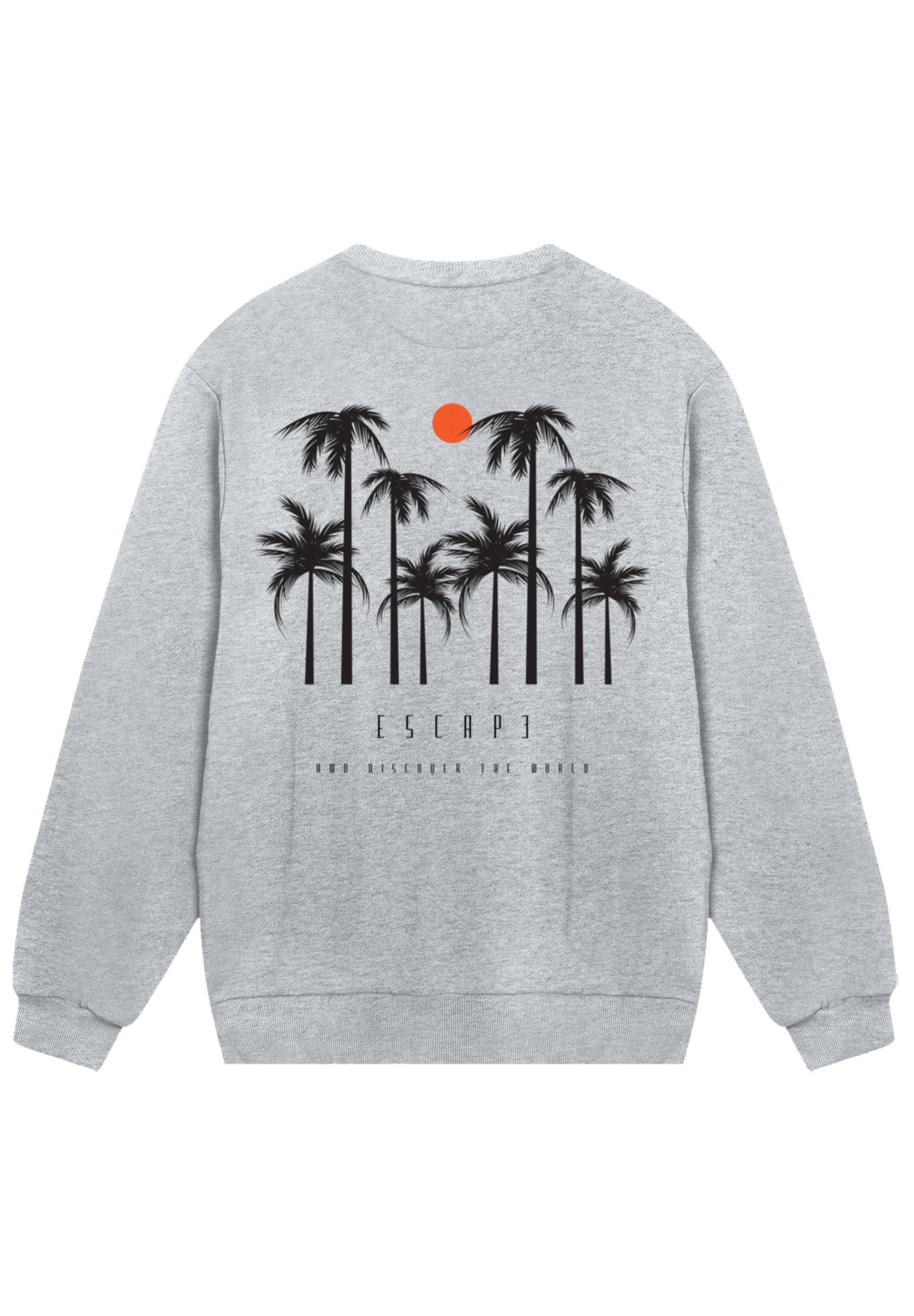 F4NT4STIC Sweatshirt »Escape Discover the World Palm Trees«, Discover the World
