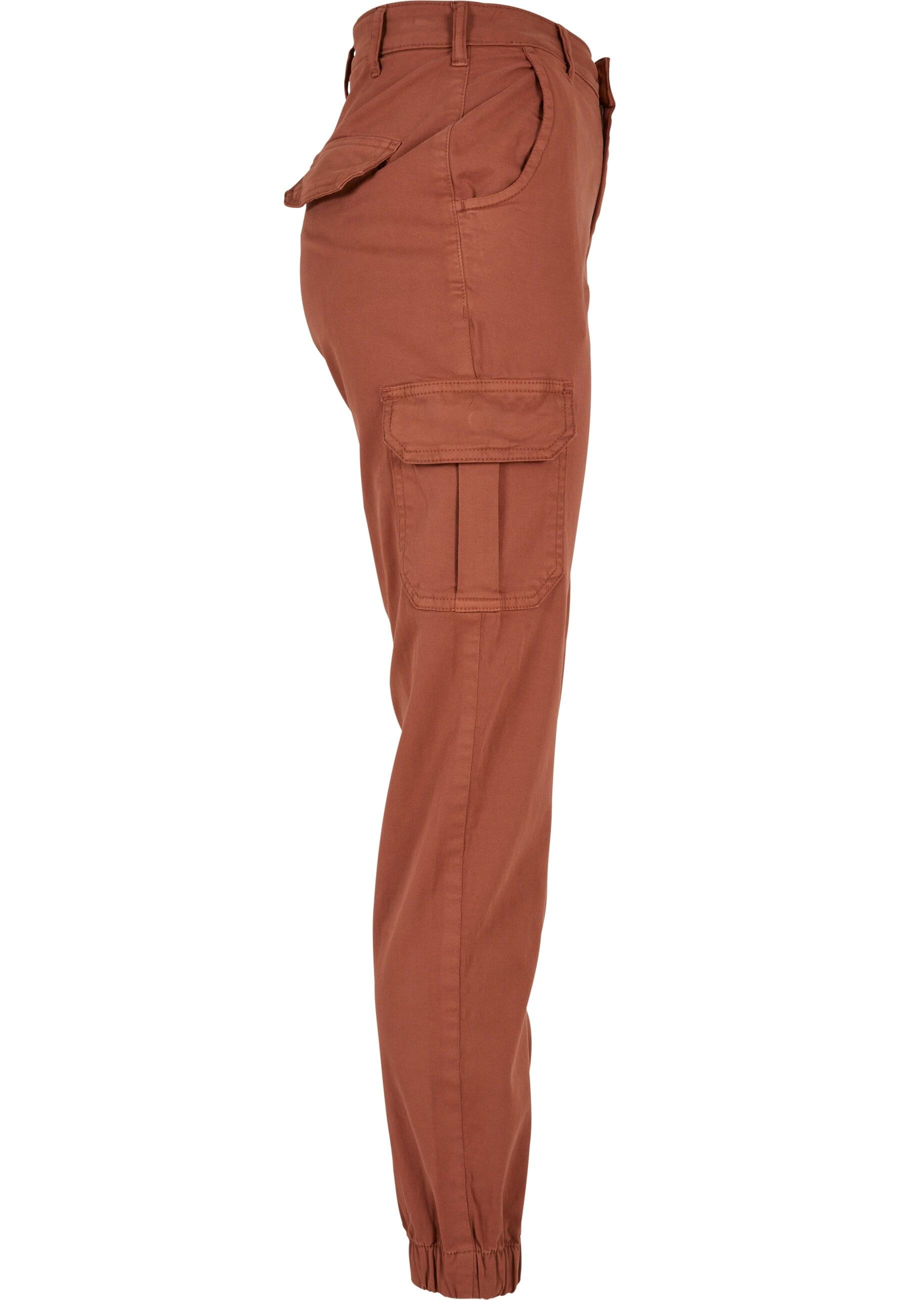 URBAN CLASSICS Cargohose »Urban Classics Damen Ladies High Waist Cargo Pants«, (1 tlg.)