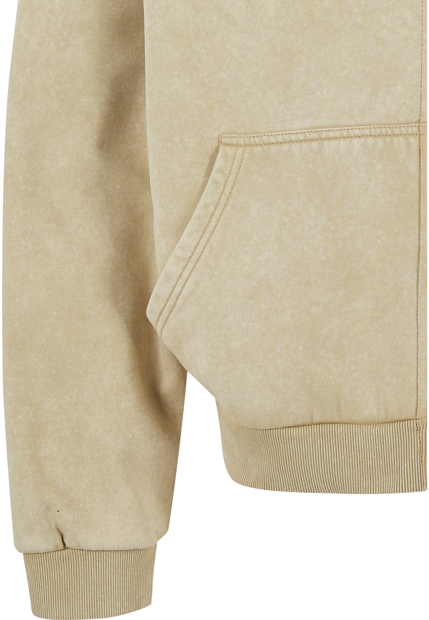 URBAN CLASSICS Kapuzenpullover »Urban Classics Herren Heavy Stone Washed 90's Zip Hoodie« 1 Stk.