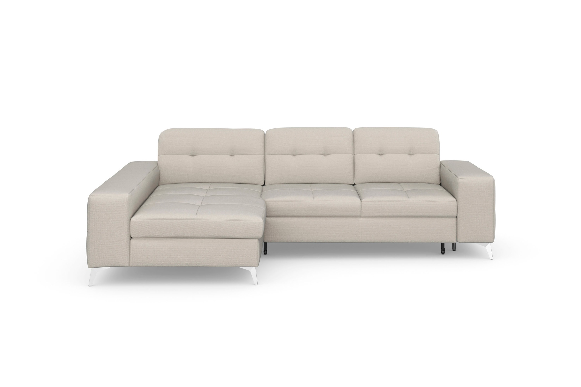 sit&more Ecksofa "Baviene L-Form" inklusive Sitztiefenverstellung & Federkern, optional Schlaffunktion