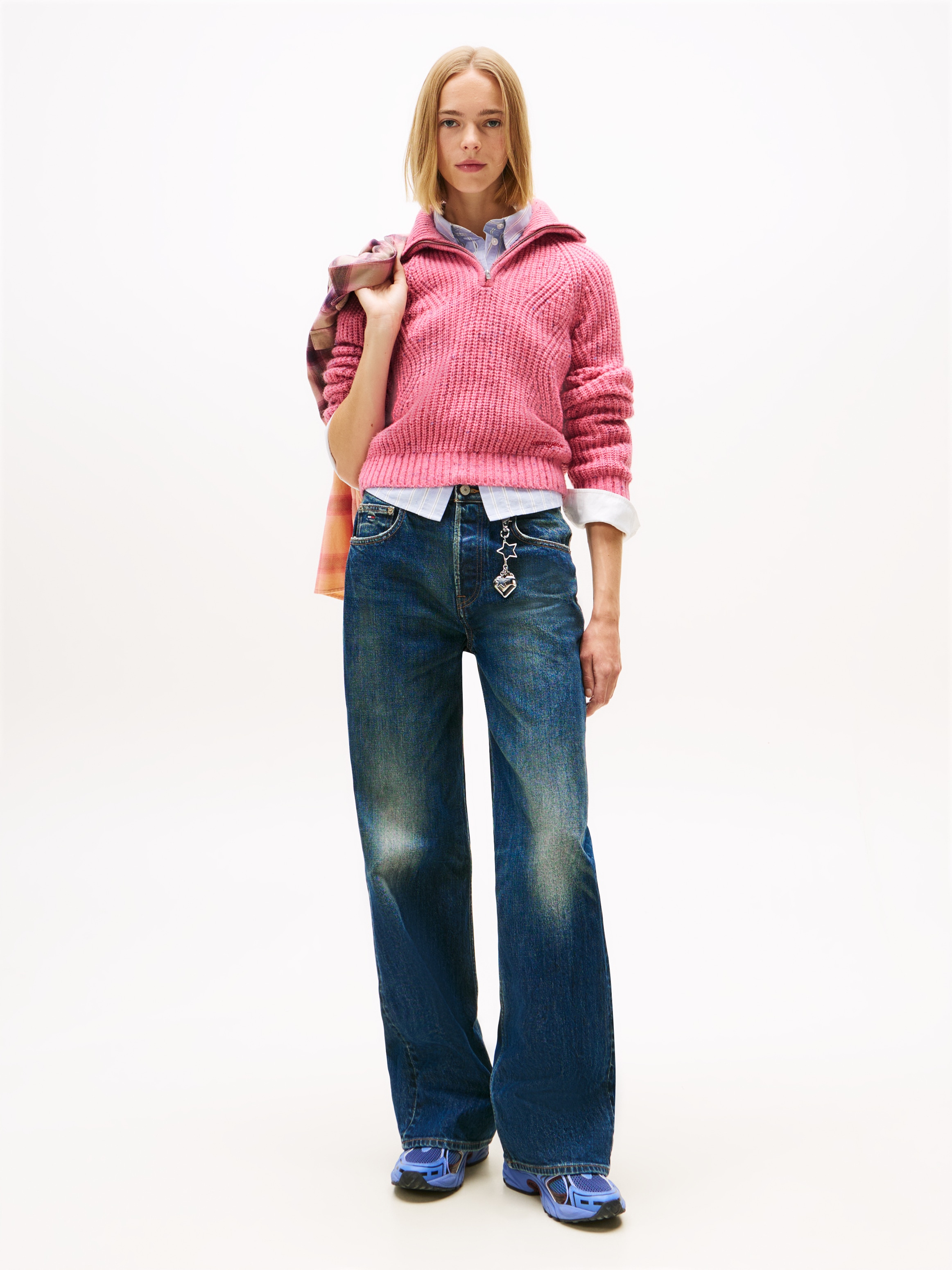 Tommy Jeans Troyer »TJW NEP 1/4 ZIP SWEATER«