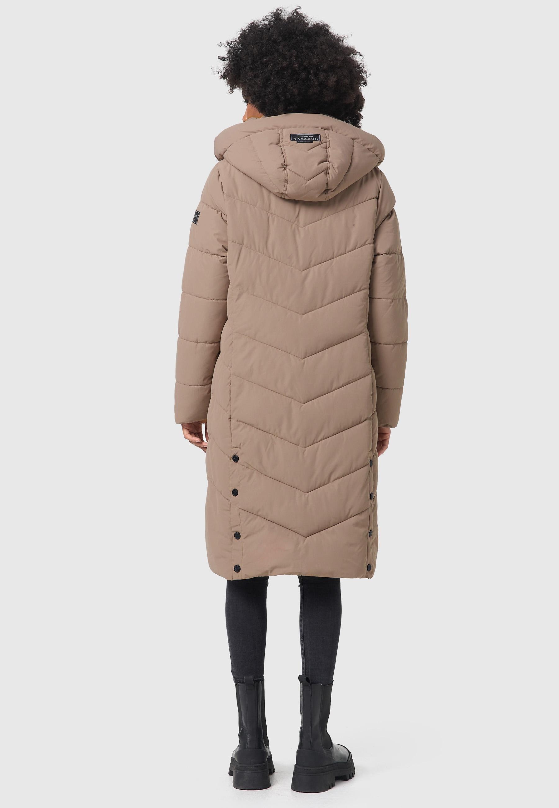 Navahoo Steppmantel »Sahnekatzii XIV«, Schicker Wintermantel mit kuschlig warm wattiertem Kragen