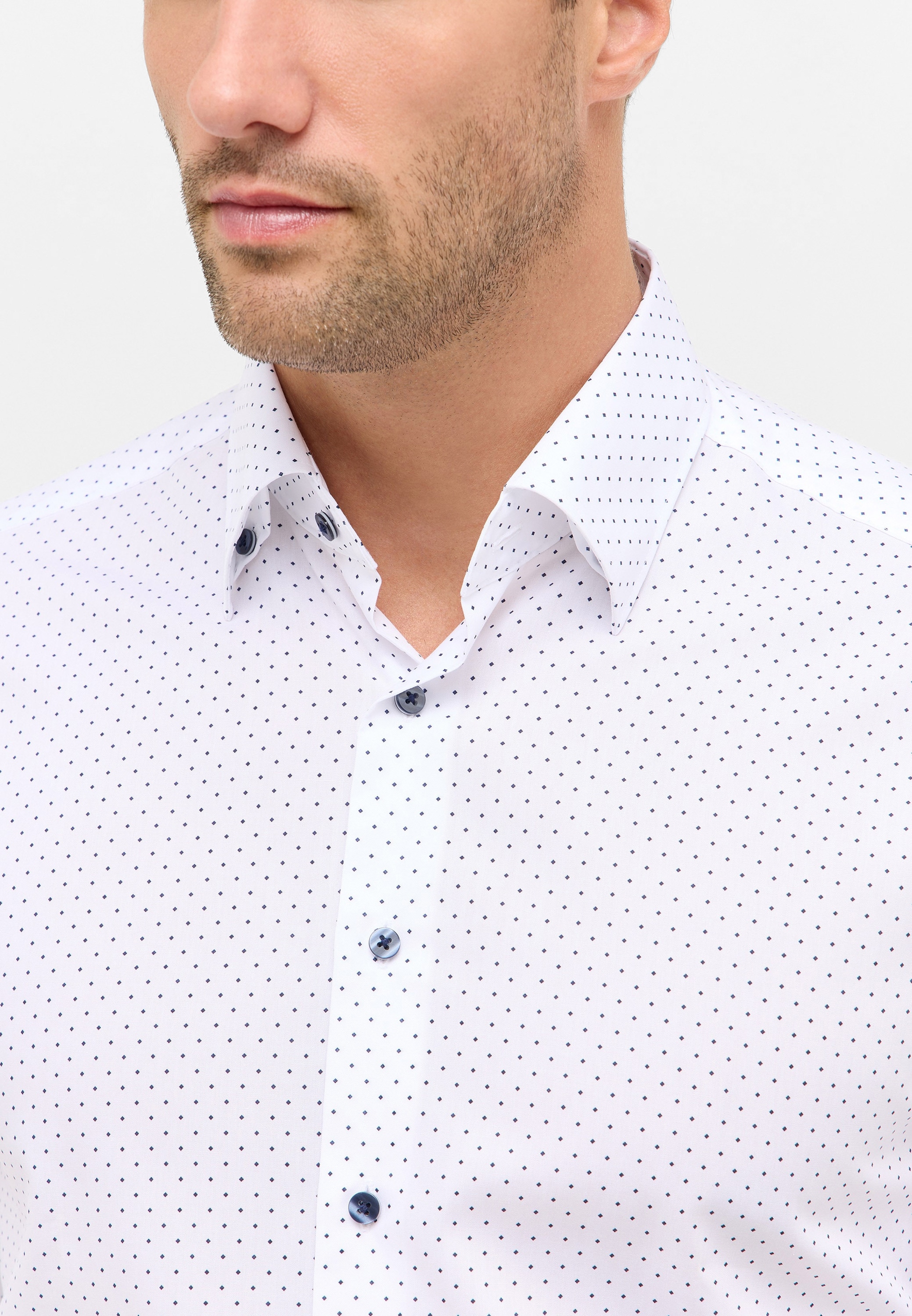 Eterna Langarmhemd »MODERN FIT«, NON IRON (bügelfrei)