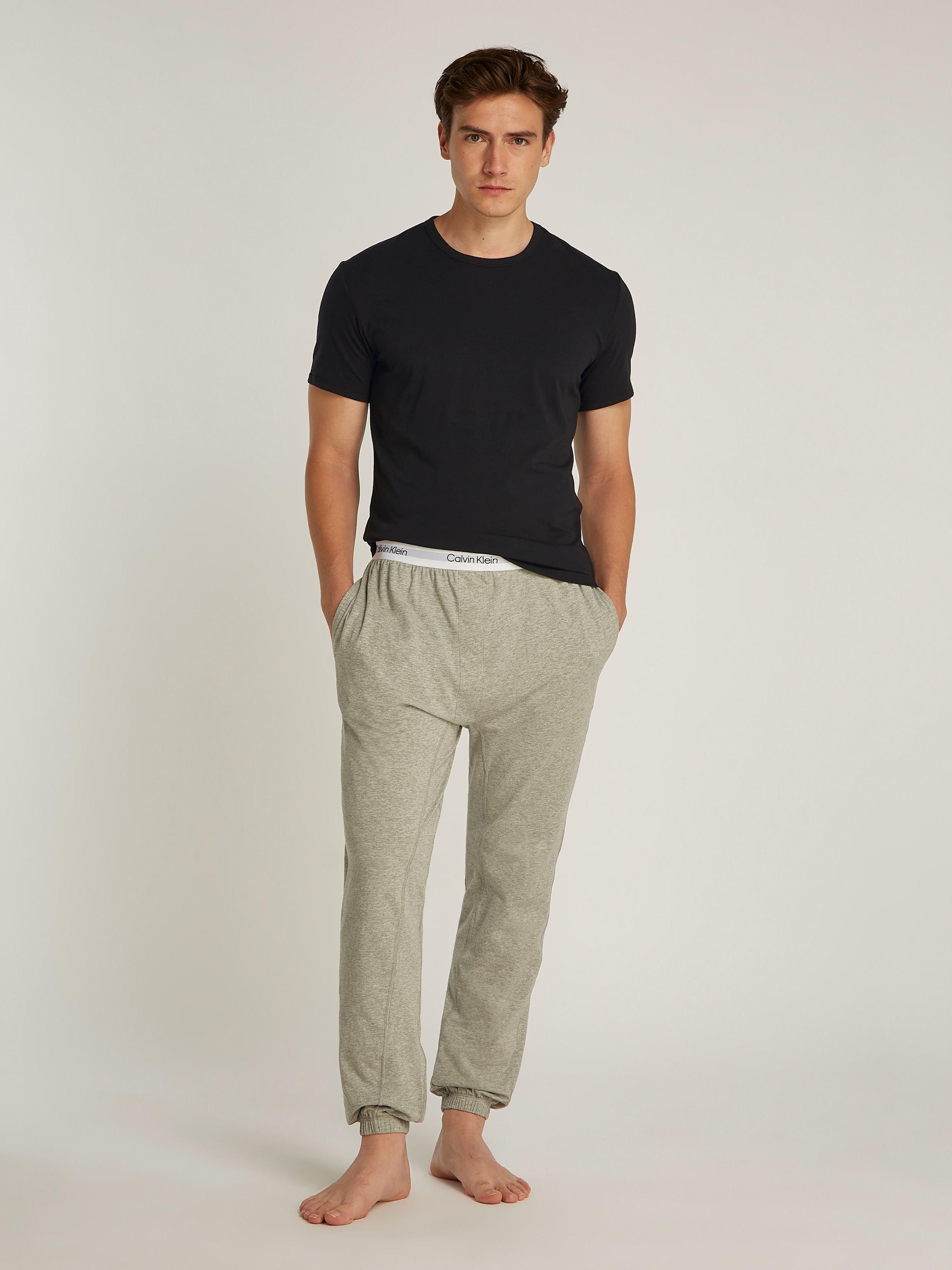 Calvin Klein Underwear T-Shirt »S/S CREW NECK 3PK«, (Packung, 3 tlg., 3er-Pack), mit Logo am Saum