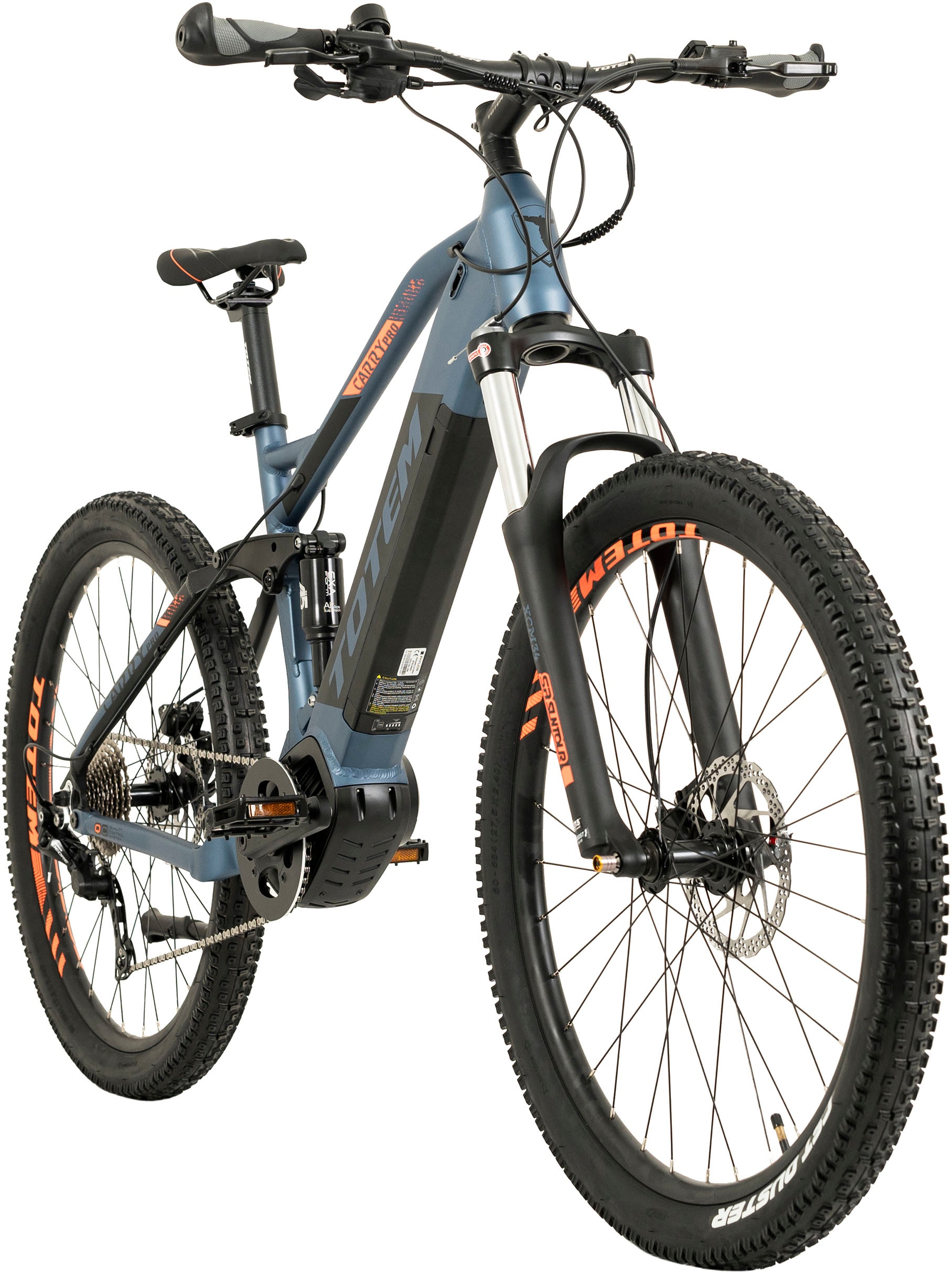 TOTEM E-Bike »Carry Pro«, 10 Gang, Shimano, Deore, Mittelmotor 250 W, Pedelec, Elektrofahrrad für Damen u. Herren