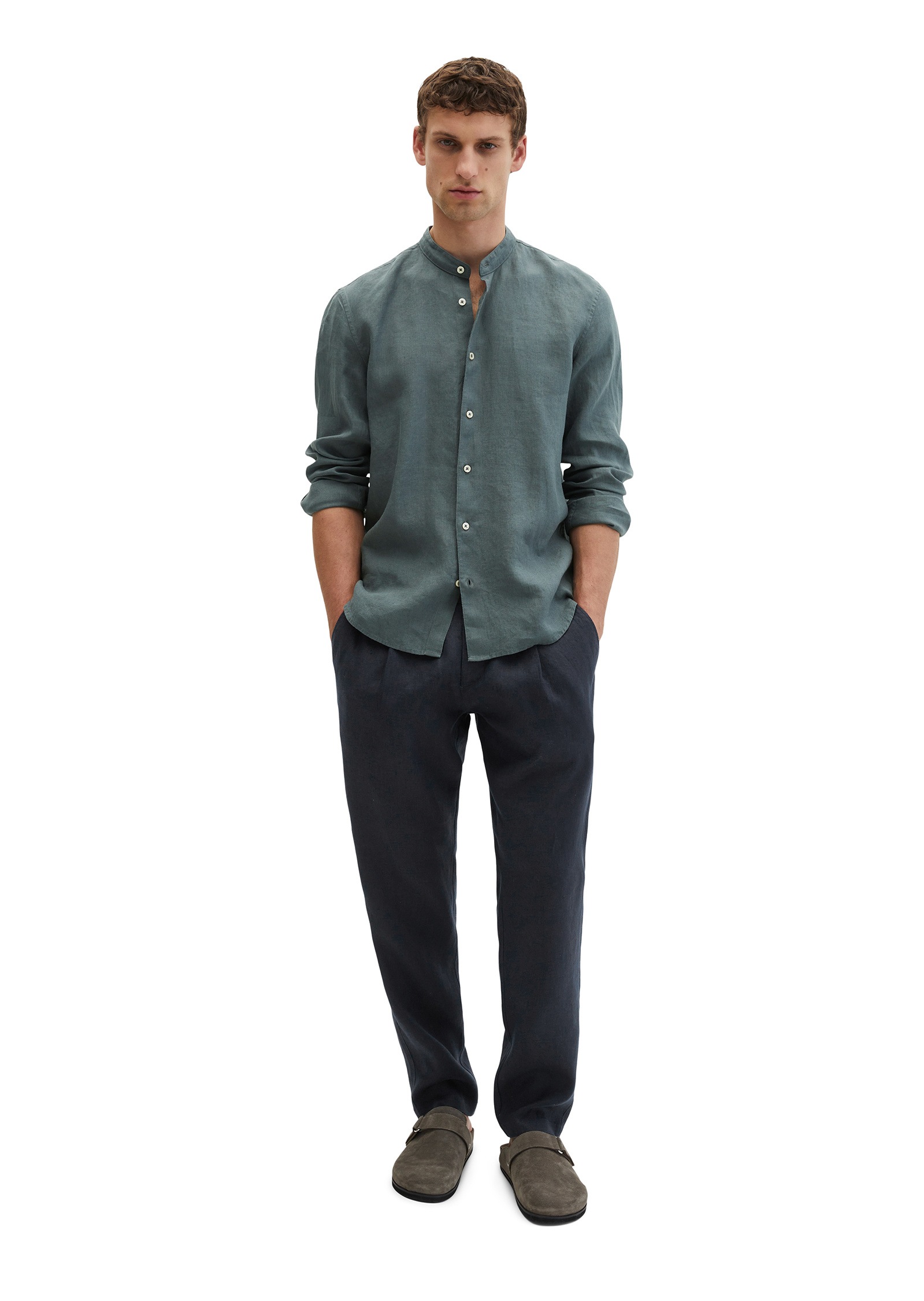 Marc O'Polo Langarmhemd »aus reinem Leinen«