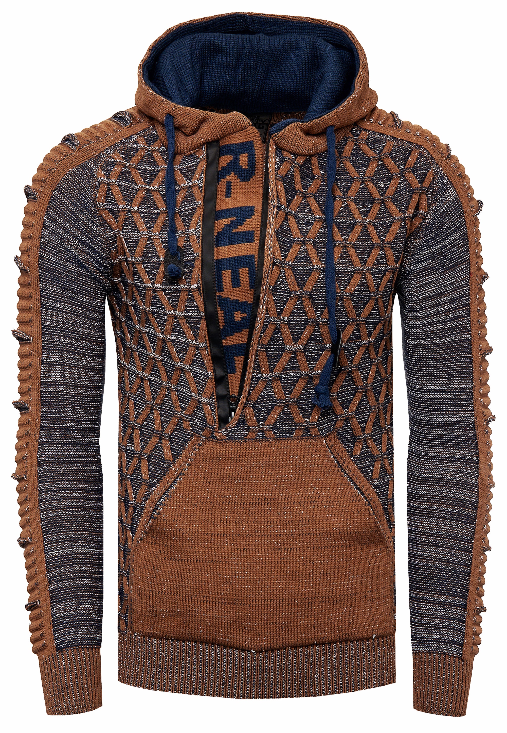 Rusty Neal Kapuzensweatshirt, in ausgefallenem Design