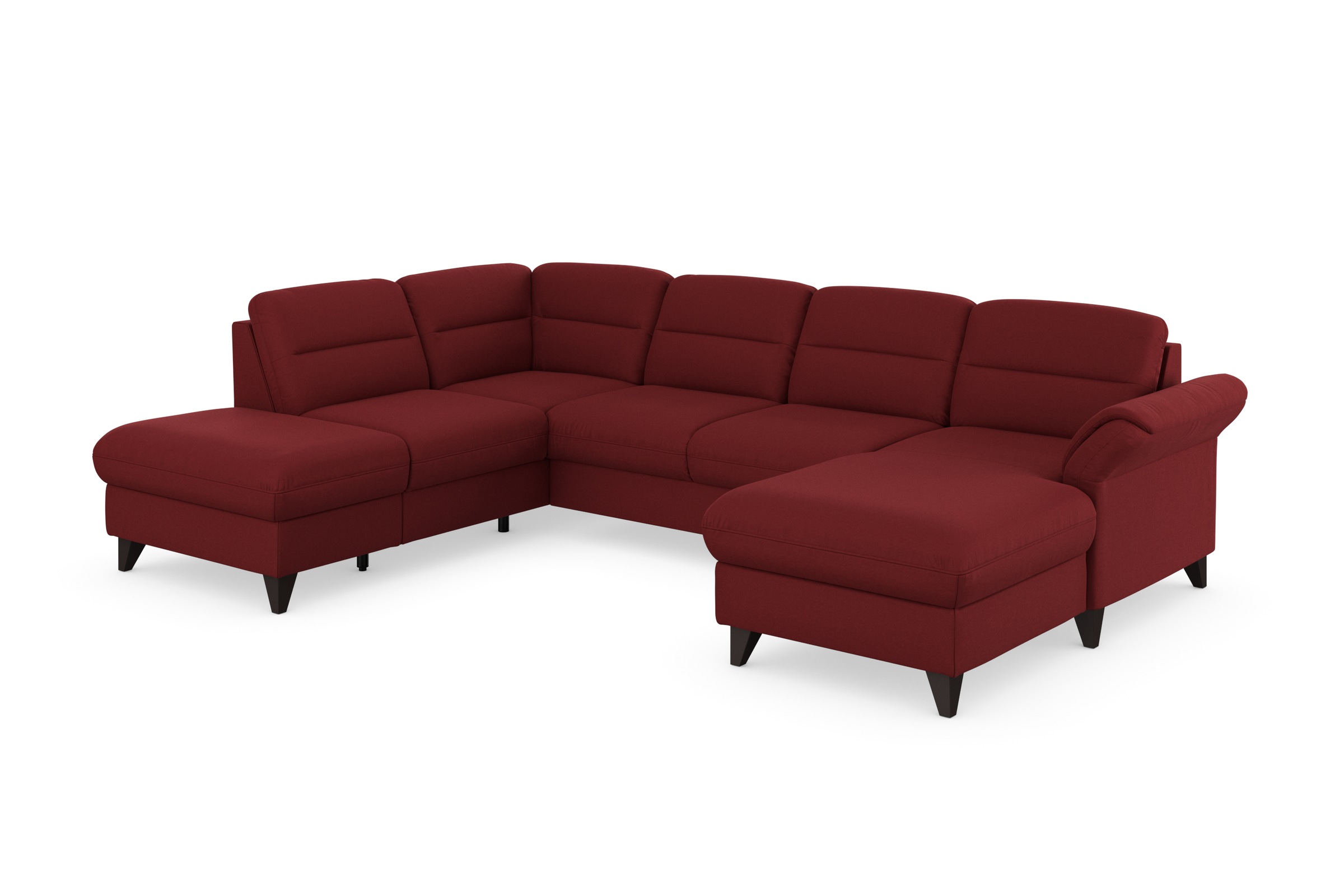 sit&more Wohnlandschaft »Mellum U-Form« Federkern, wahlweise mit Bettfunktion, Stauraum und Armteilfunktion